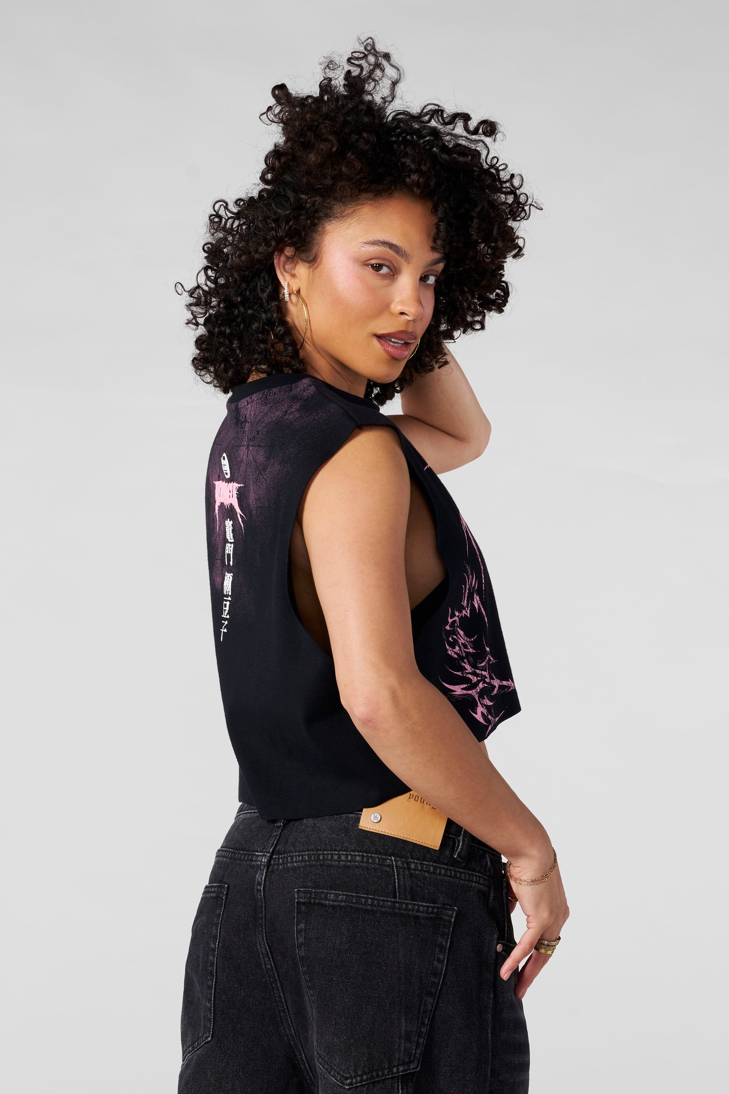 W4314 - Demon Slayer: Kimetsu no Yaiba - Crop Tank