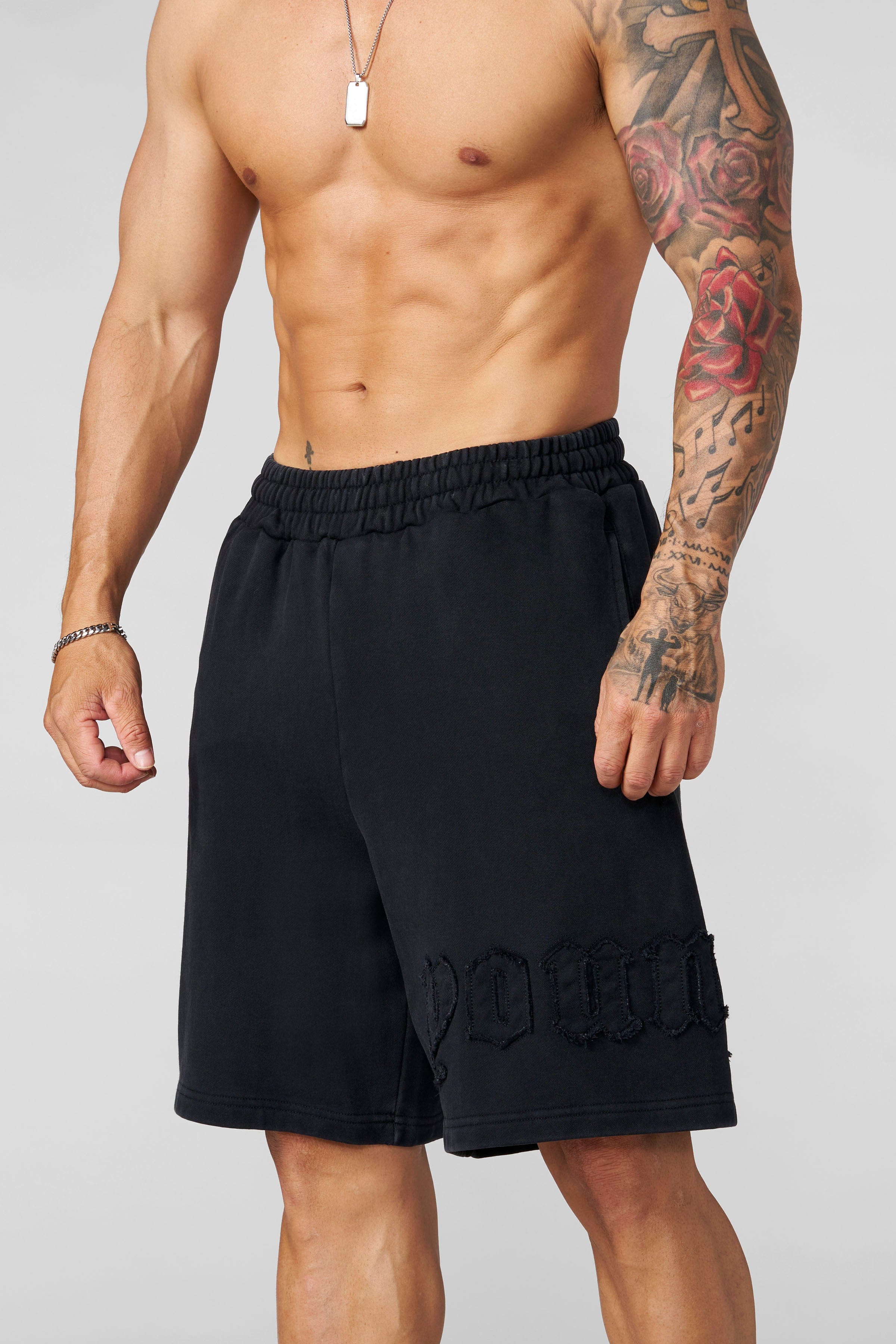 1027 - Patchwork Shorts