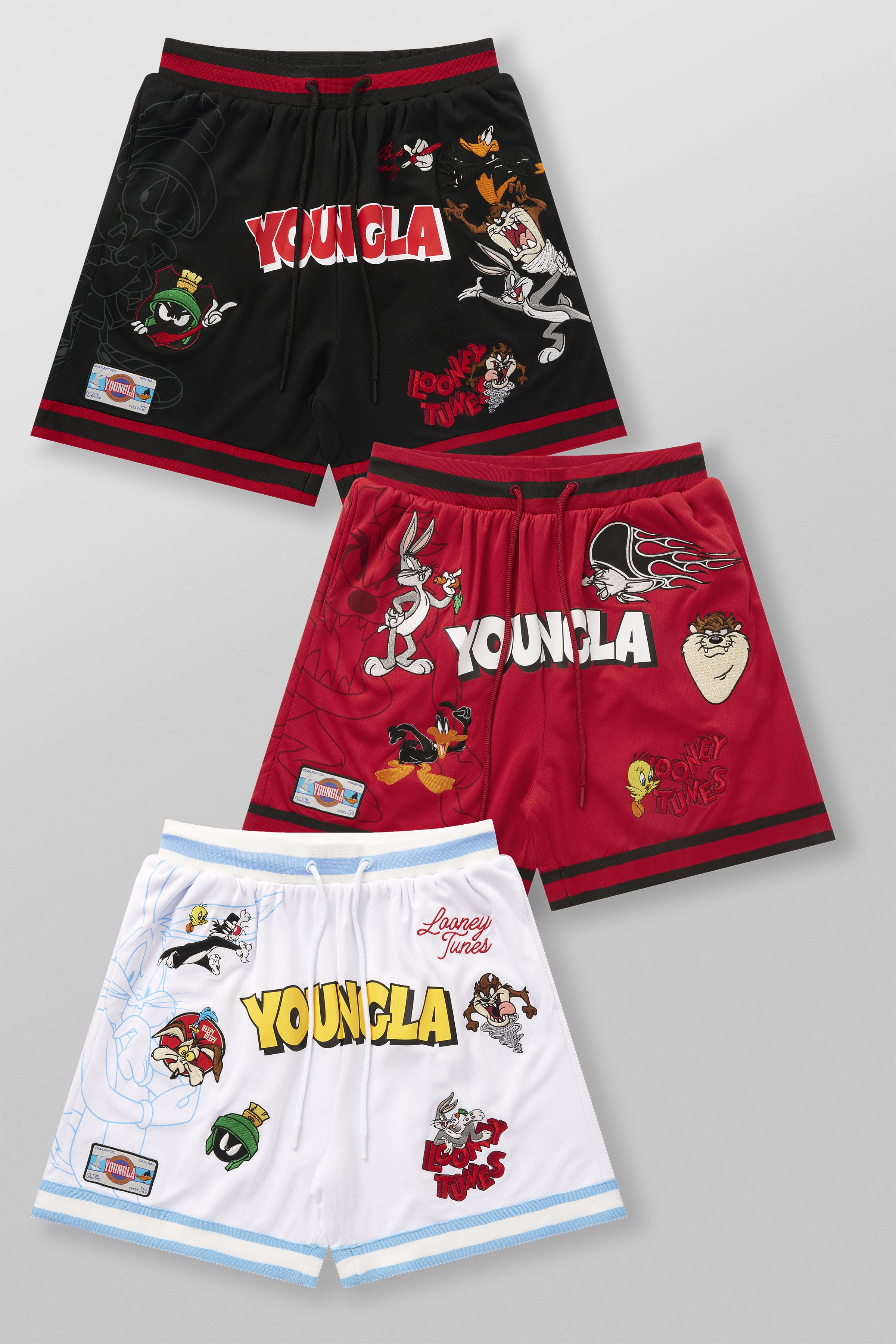 1071 - Looney Tunes Embroidered Patch Shorts - July 7th