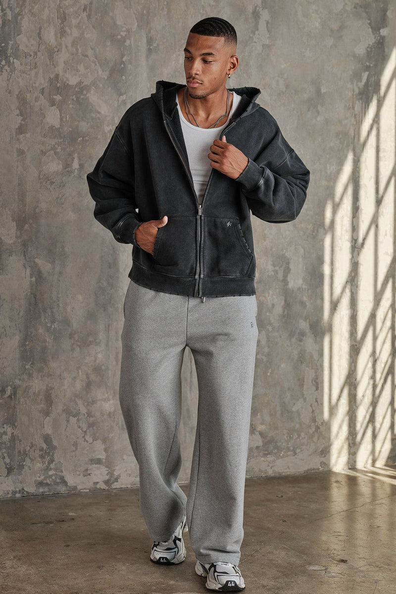 2067 - Elevated Essentials - Baggy Sweats for Men's - relaxed silhouette and clean finish in Heather Grey