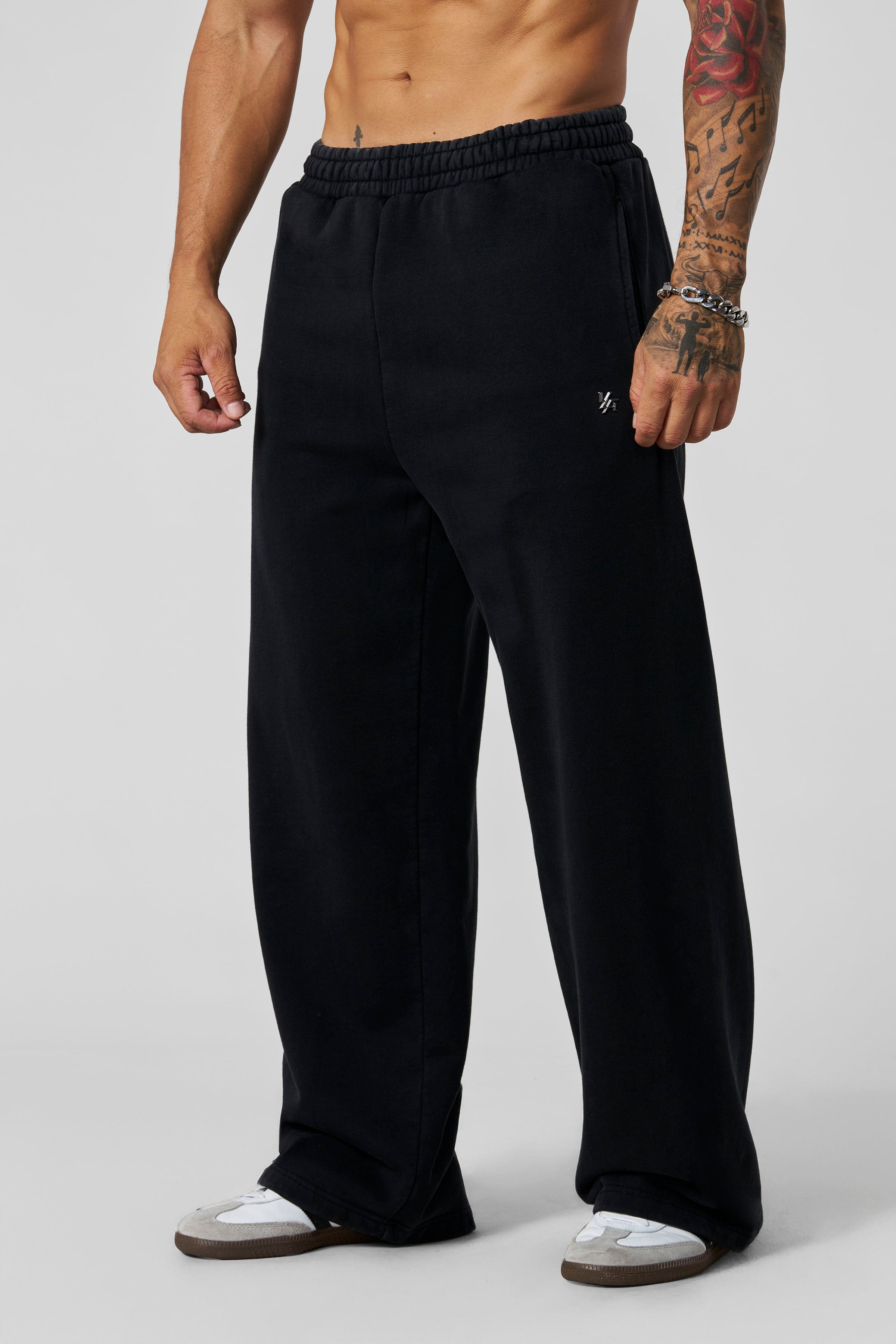 2067 - Elevated Essentials - Baggy Sweats for Men's - relaxed silhouette and clean finish in Black