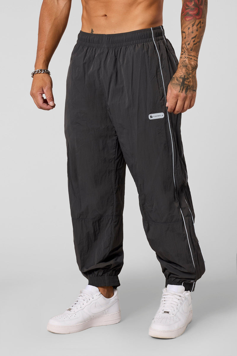 2091 - Retro Cuffed Joggers for Men's - relaxed, loose fit for ultimate comfort with modern and versatile in Charcoal