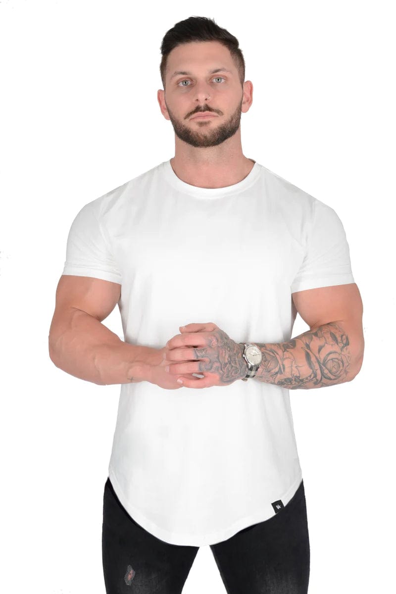 402 Perfect Tee - Scallop Bottoms