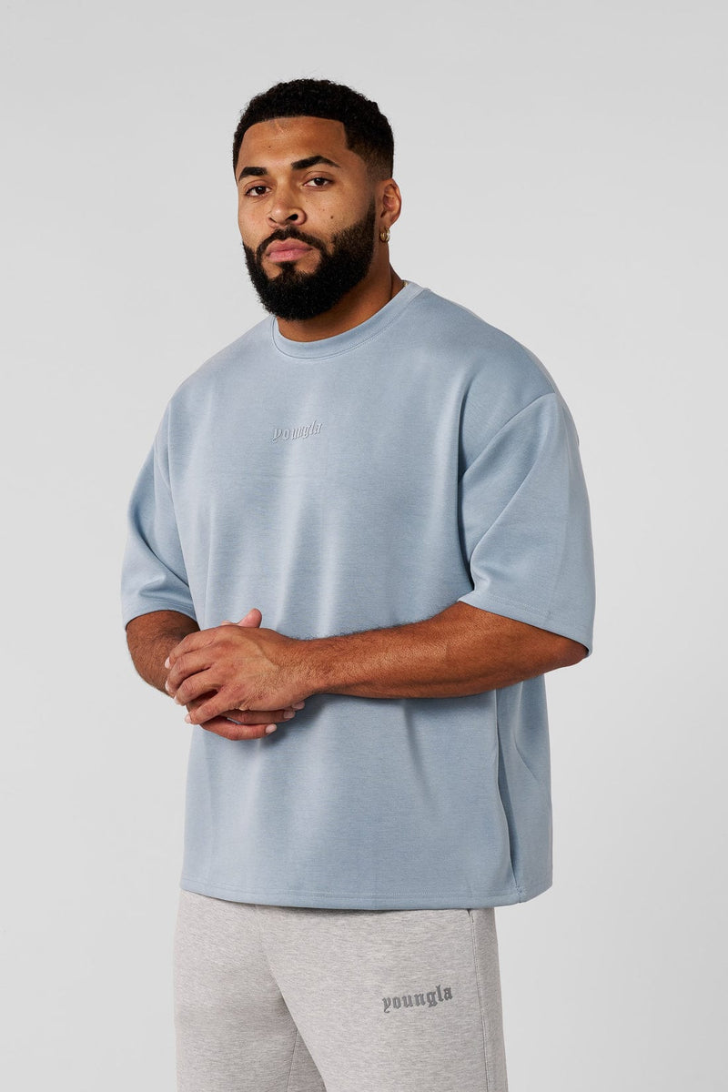 4161 - Soft AF Tees for Men's - everyday comfort. Lightweight, breathable, and incredibly soft in Sky Blue