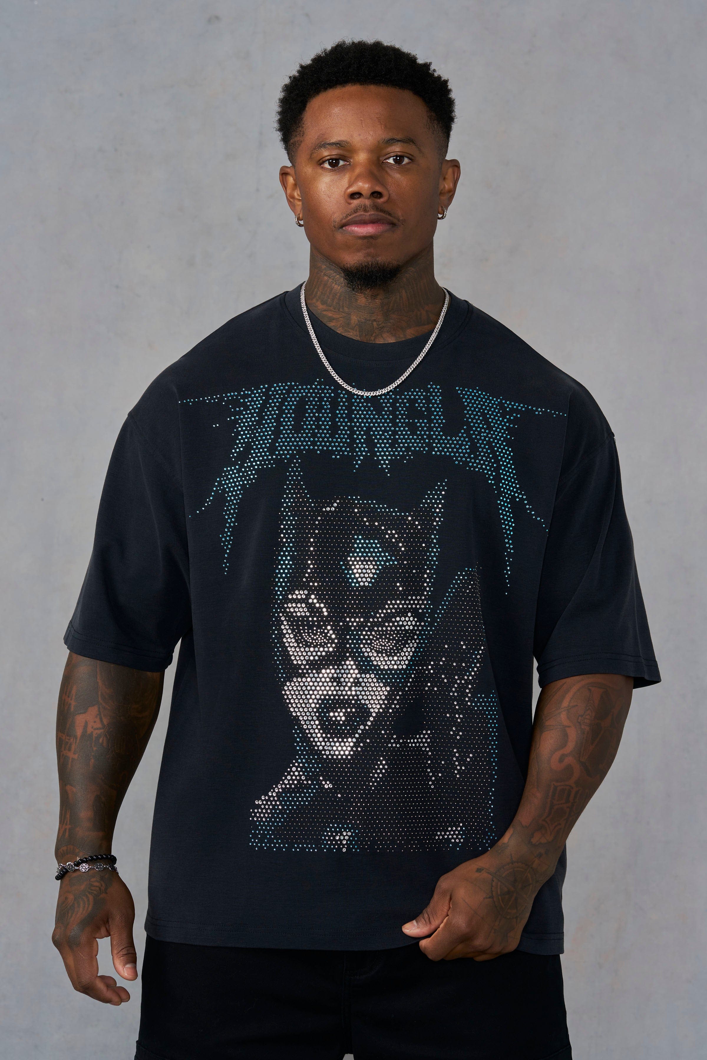 4257 - Batman Rhinestone Tees