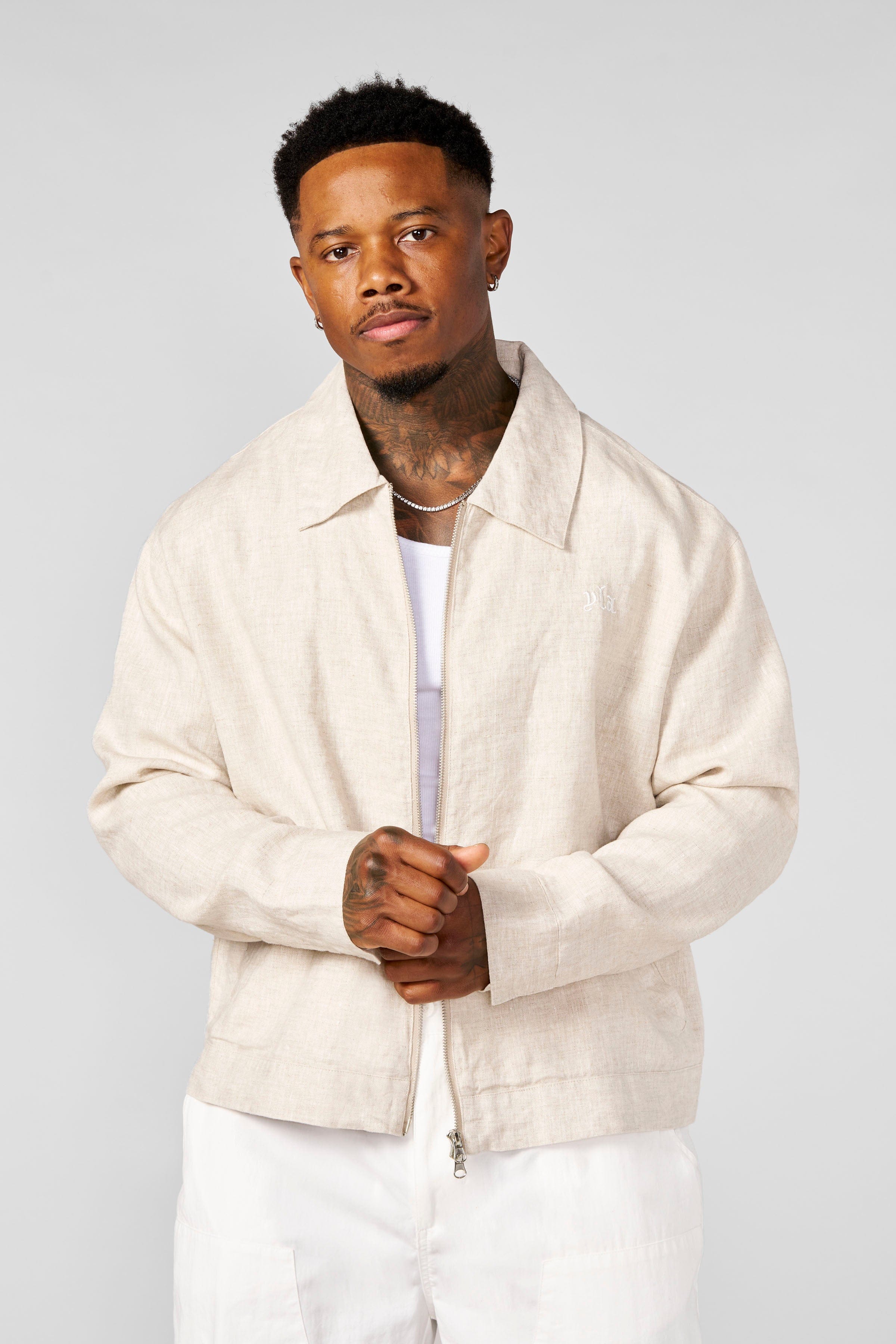 5122 - Oxford Linen jacket