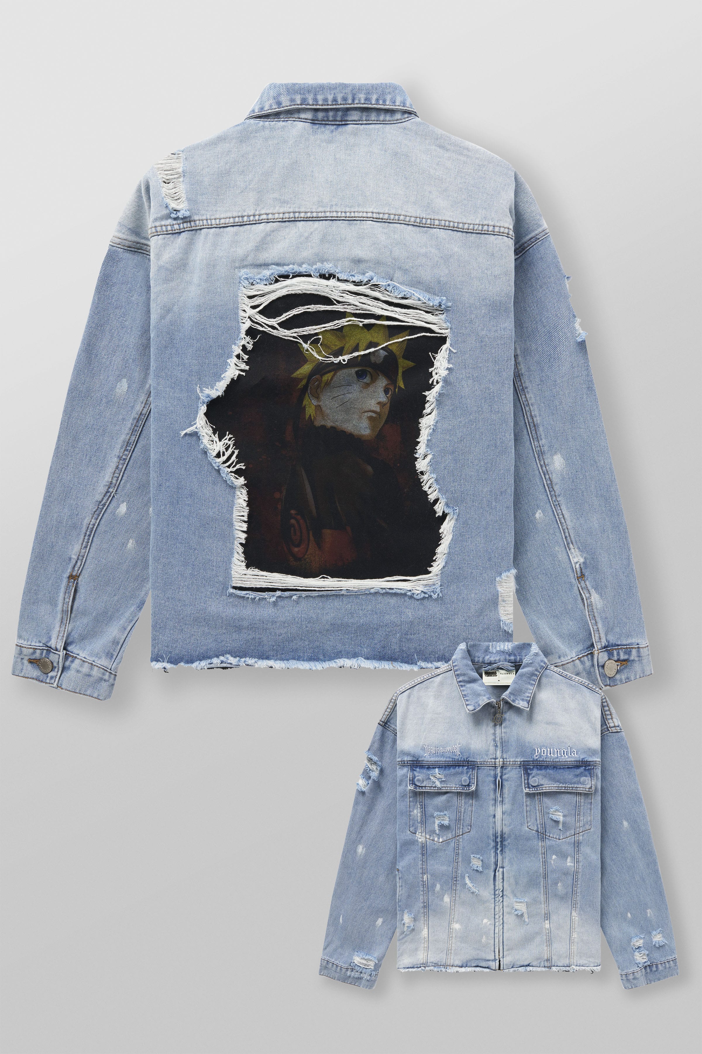 5133 - Naruto Distressed Denim Jackets - August 11th
