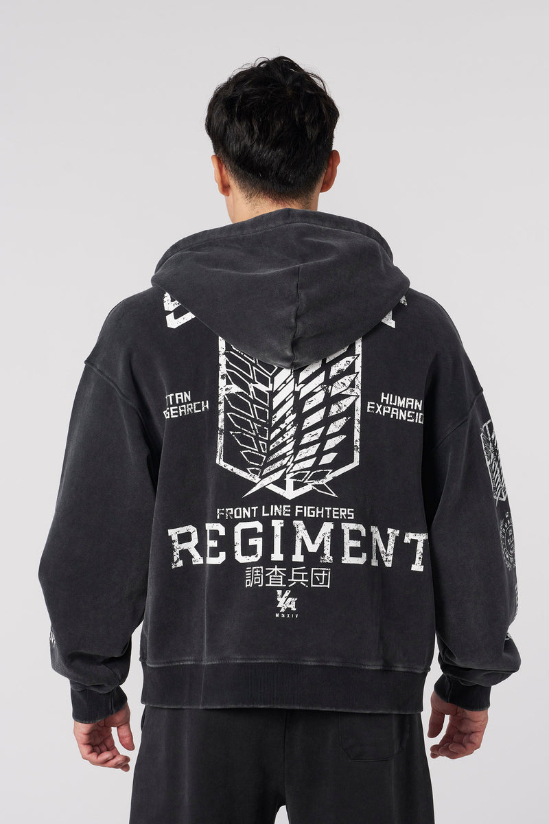 5138 - AOT© x YLA Zip-Up Hoodies
