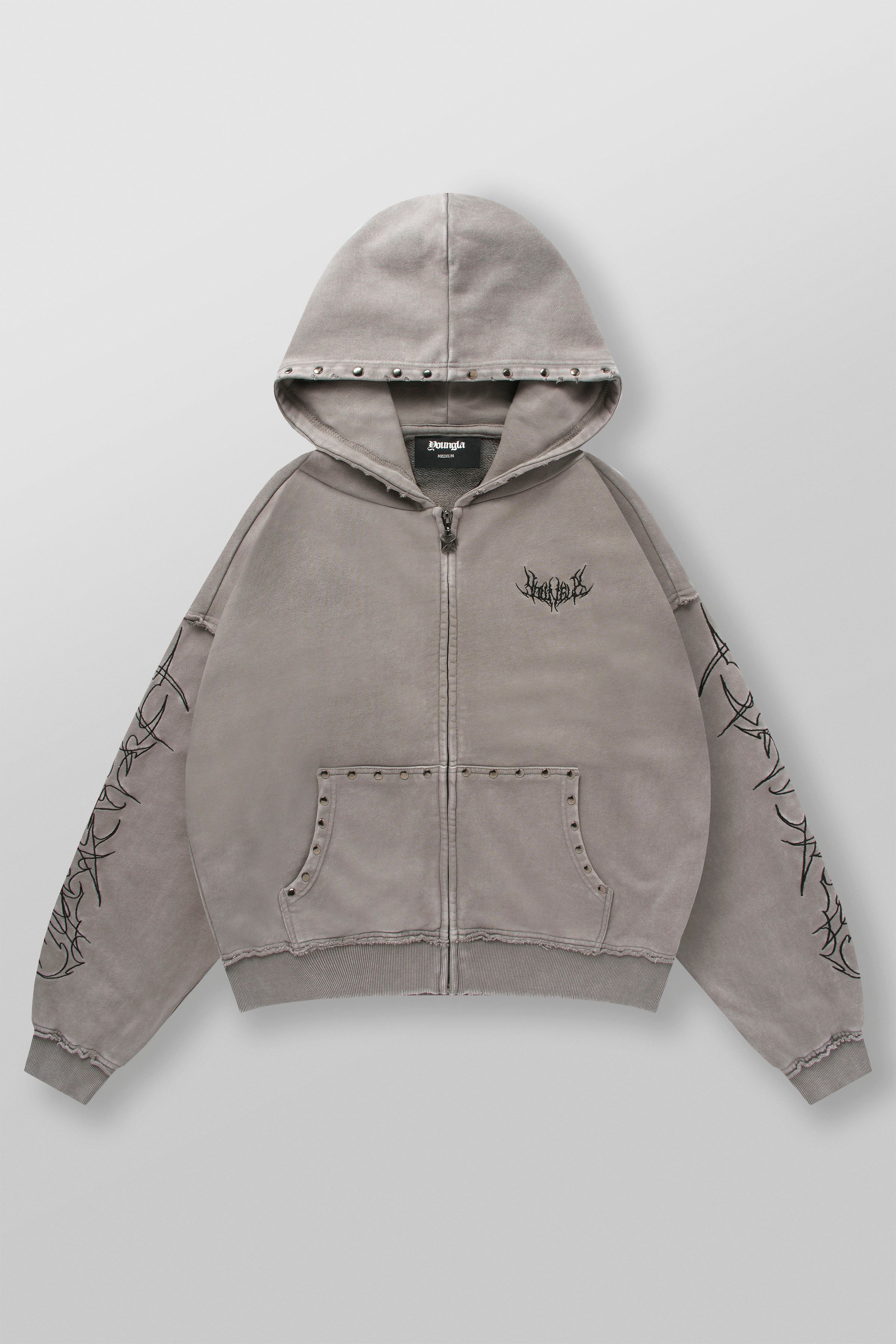 5232 - Tribal Stud Zip-Ups