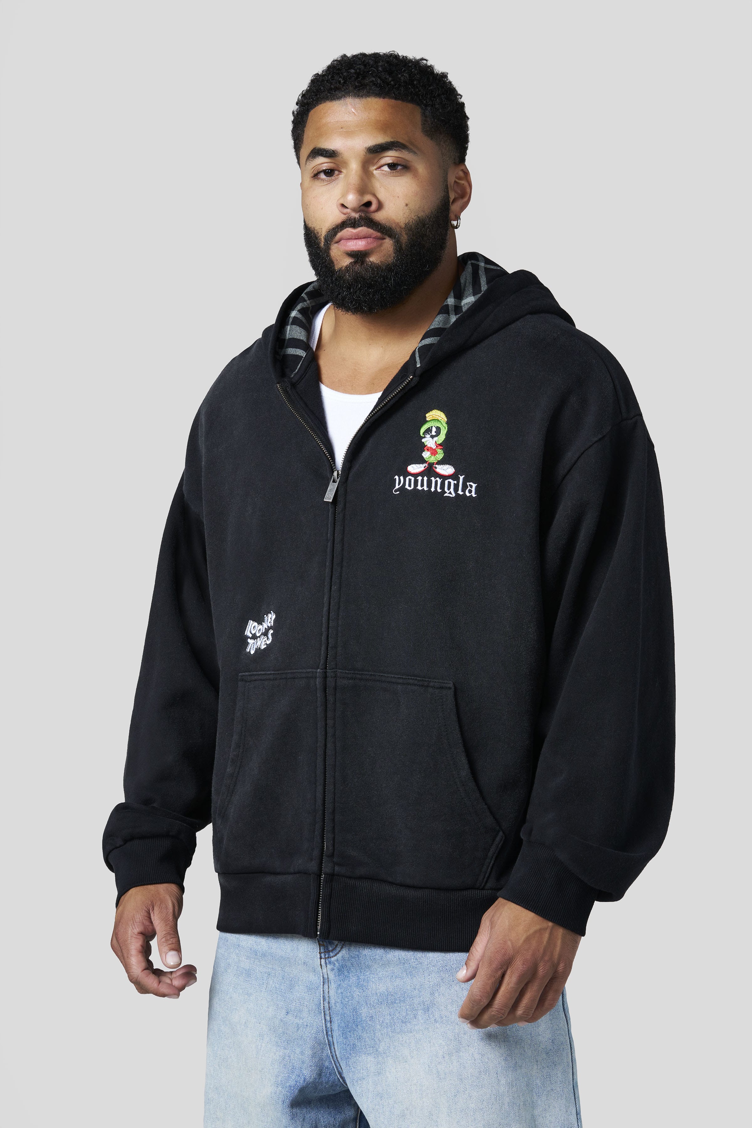 5257 - Looney Tunes Plaid Zip-Ups - July 7th