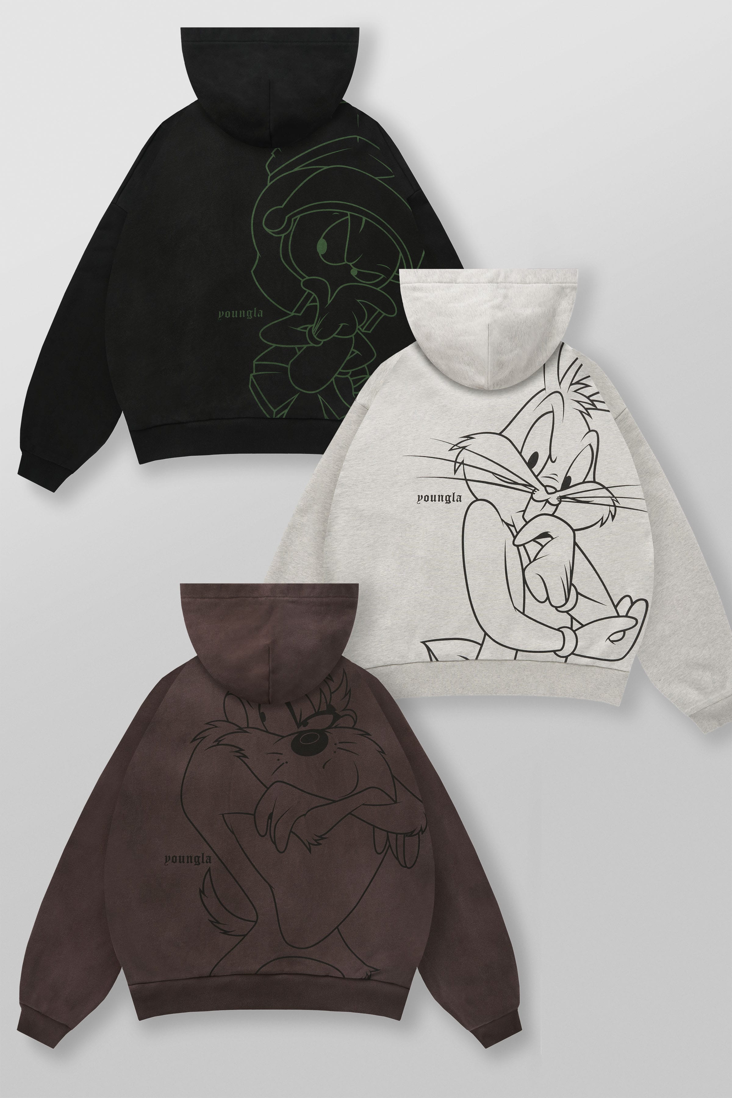 5257 - Looney Tunes Plaid Zip-Ups - July 7th