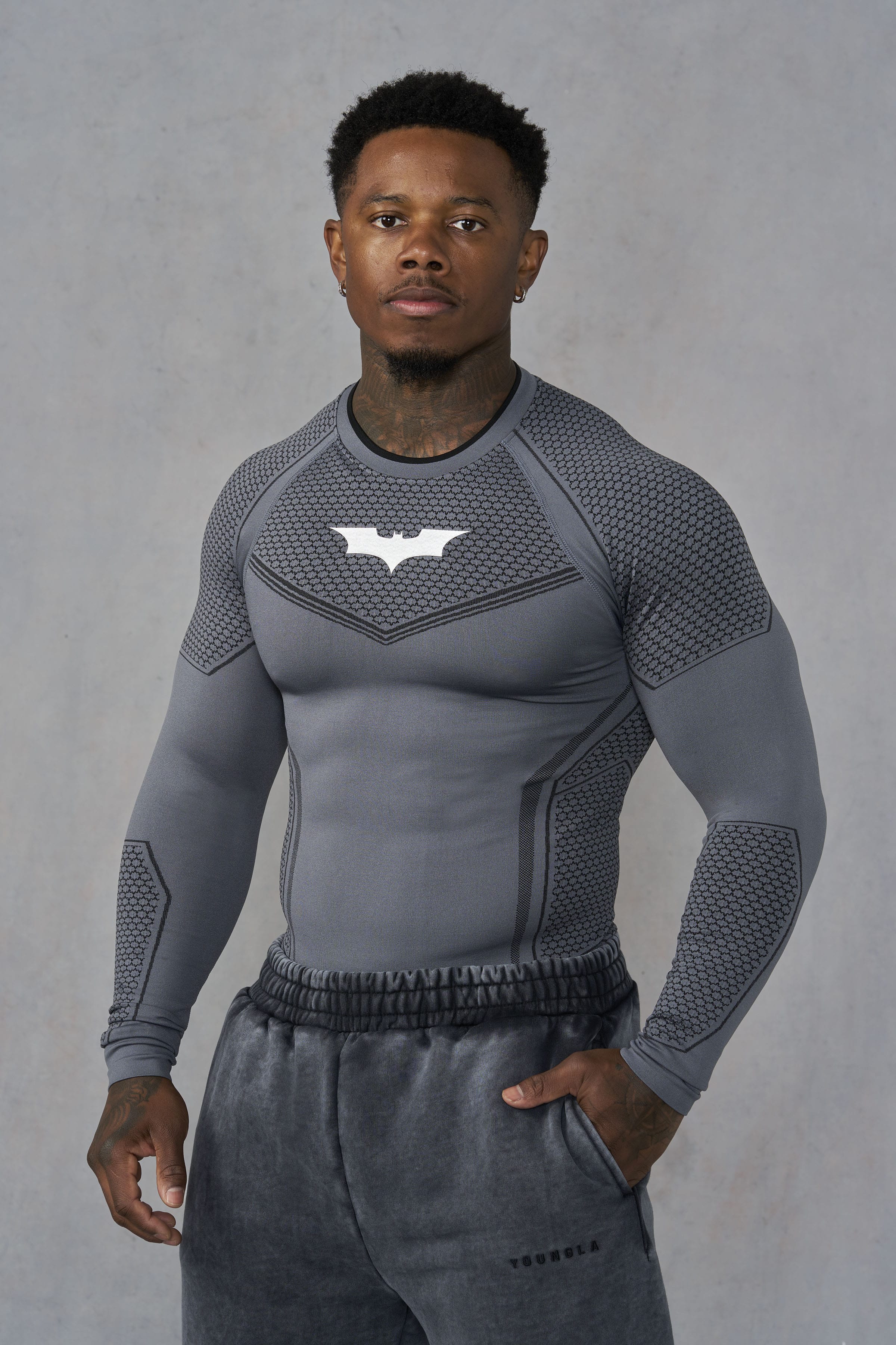 8004 - Batman Compression Longsleeves New Colors