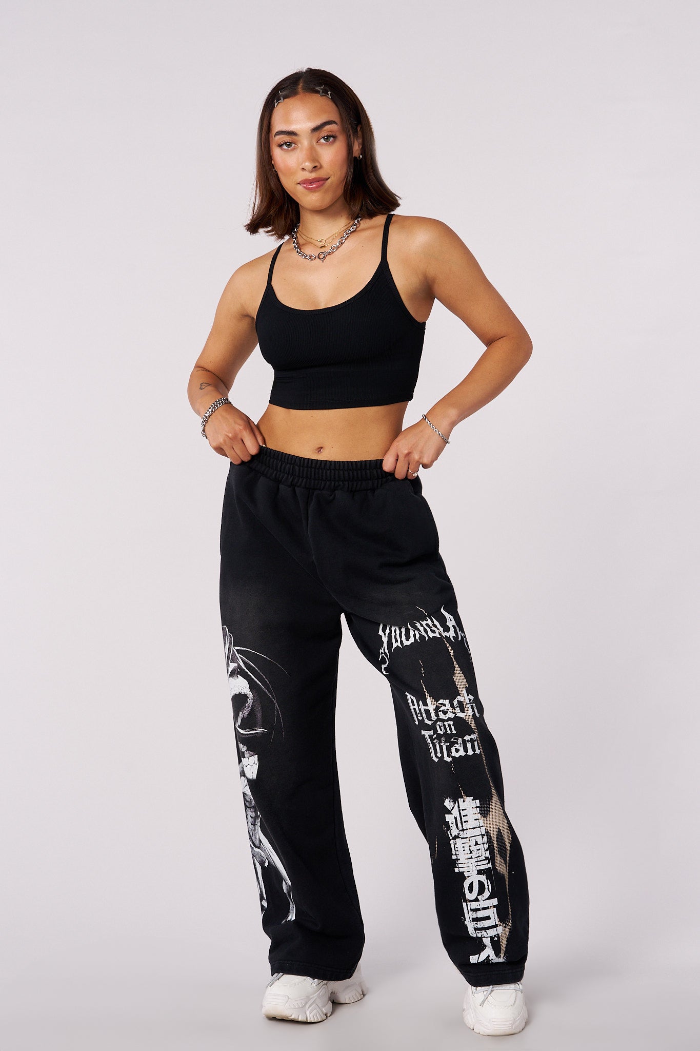 2128 - AOT© x YLA Baggy Joggers