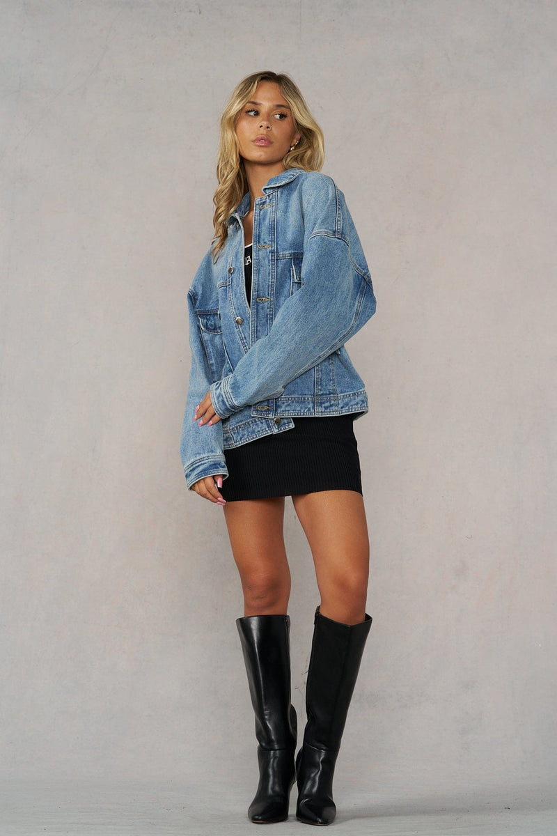 W5165 - Selena Denim Jacket