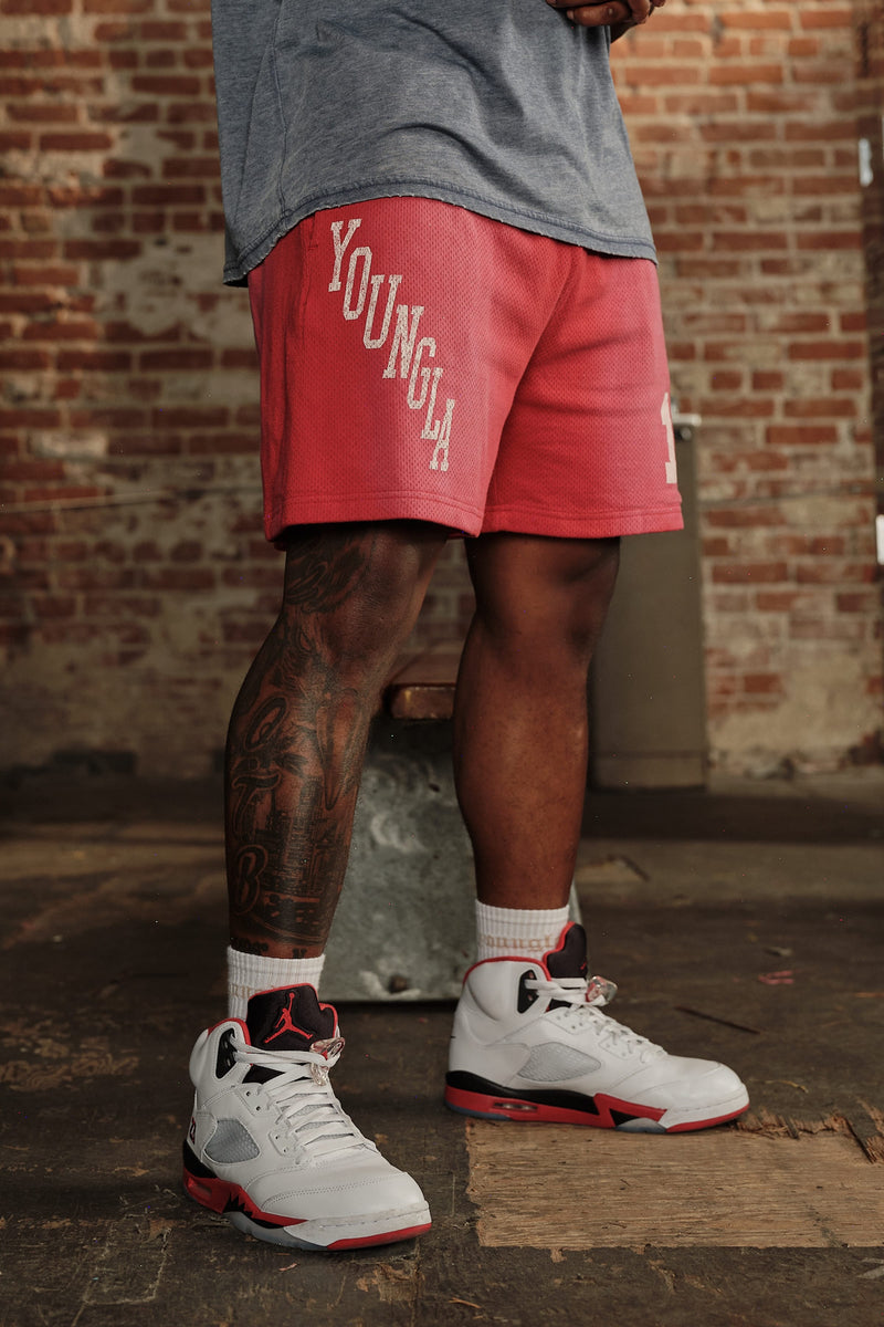 1123 - Golden Era Cotton Mesh Shorts