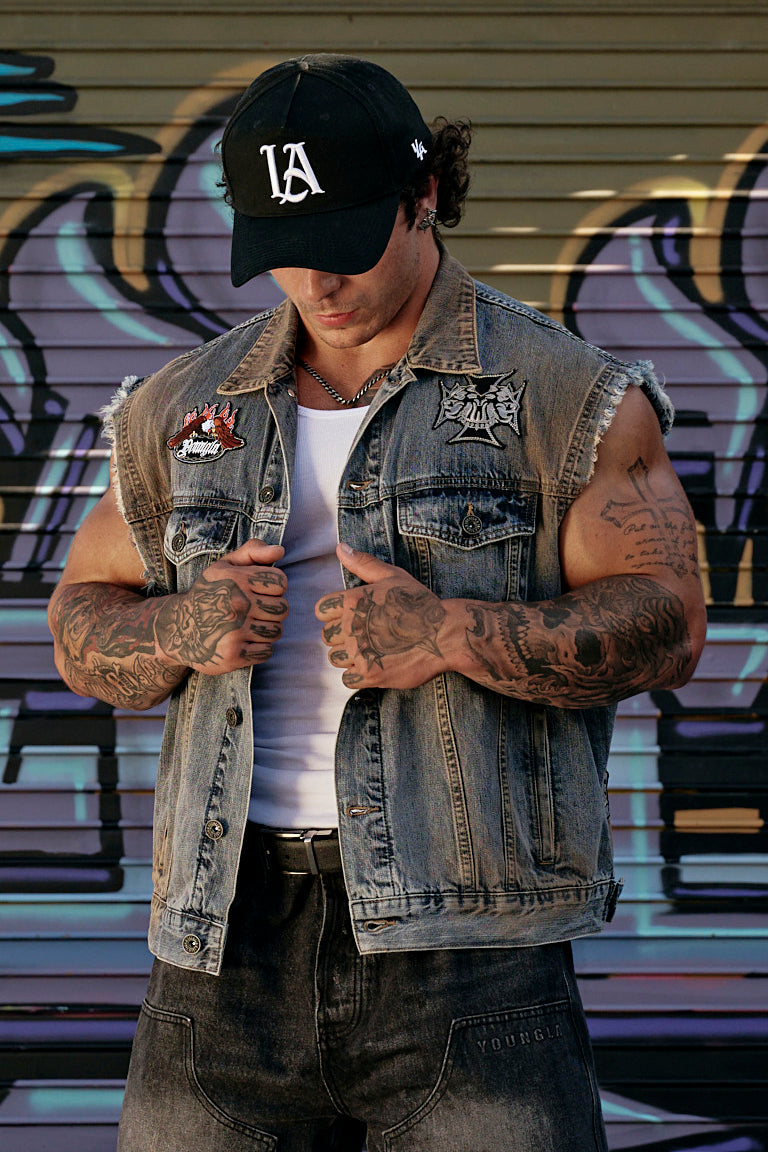 5192 - Cars & Curls - Denim Vest