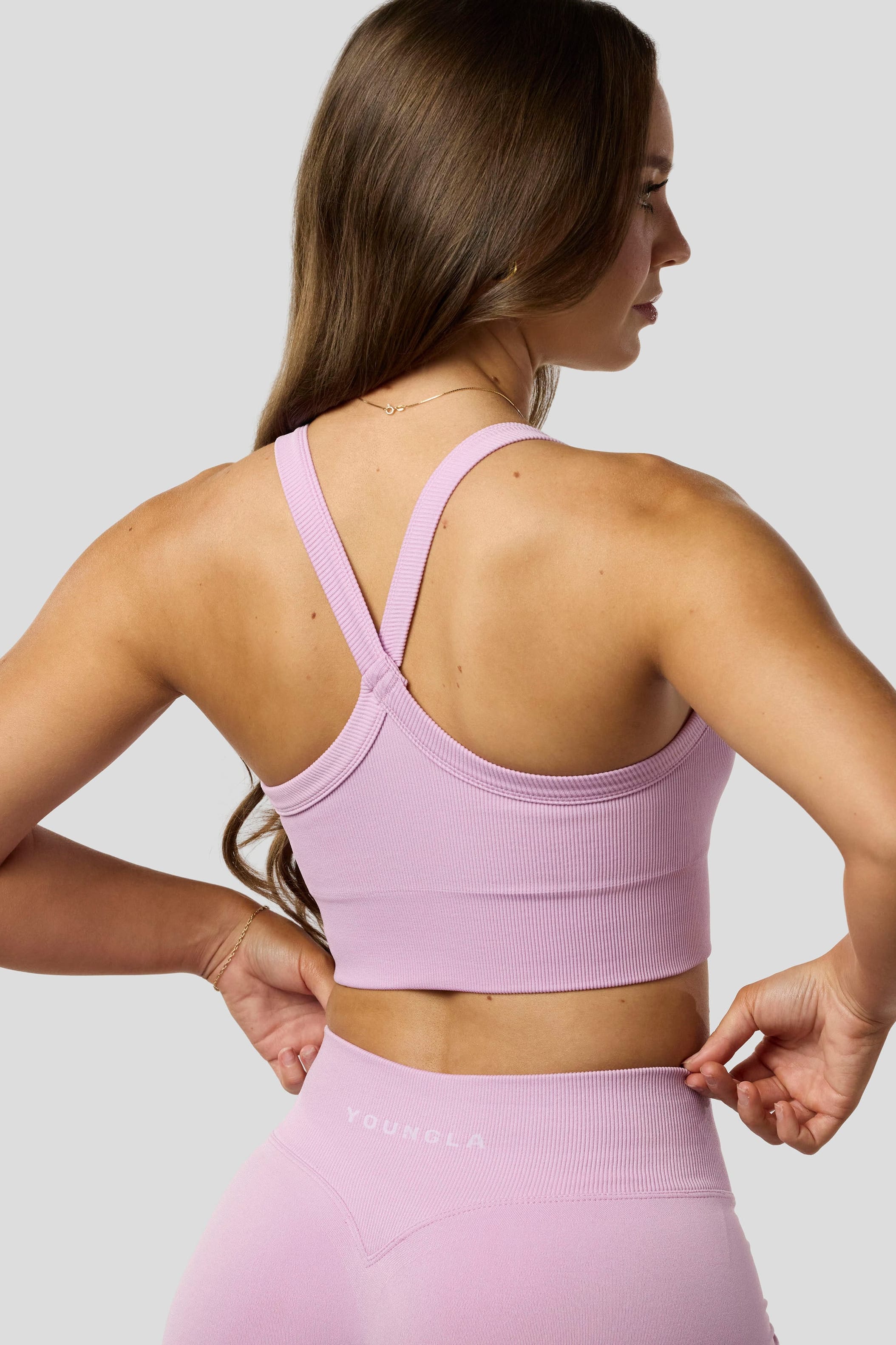 W3147 - Pulse Seamless Racerback Crop Tank