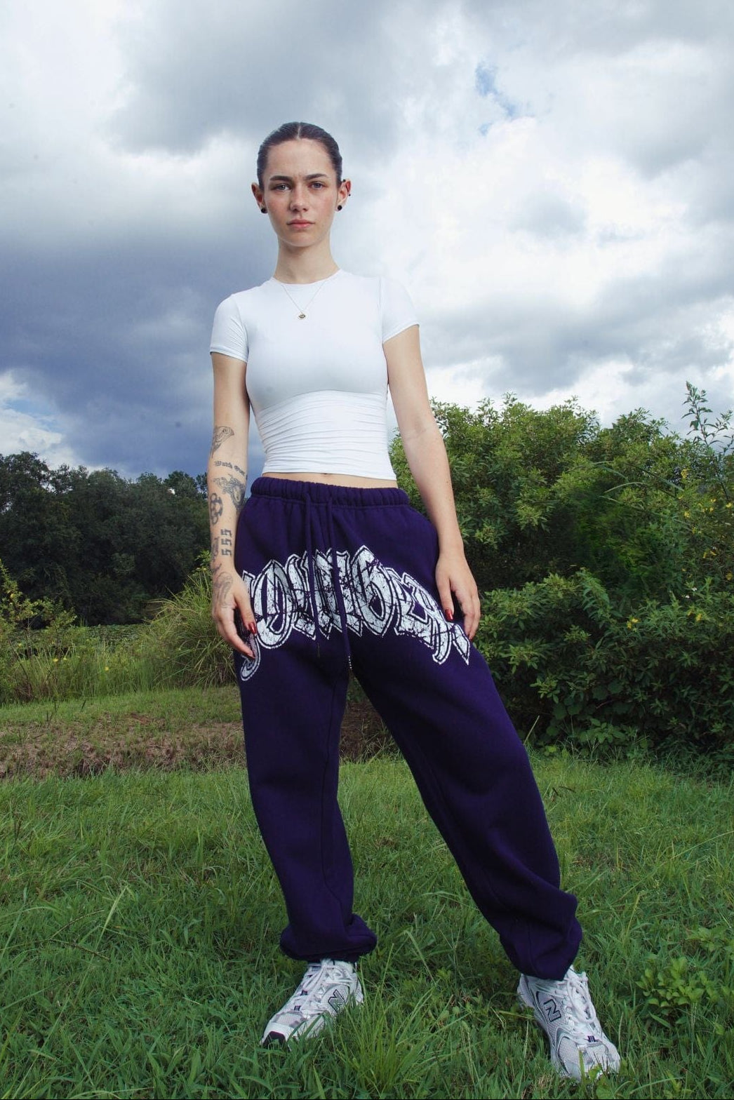 W257 My eyes are up here Jogger