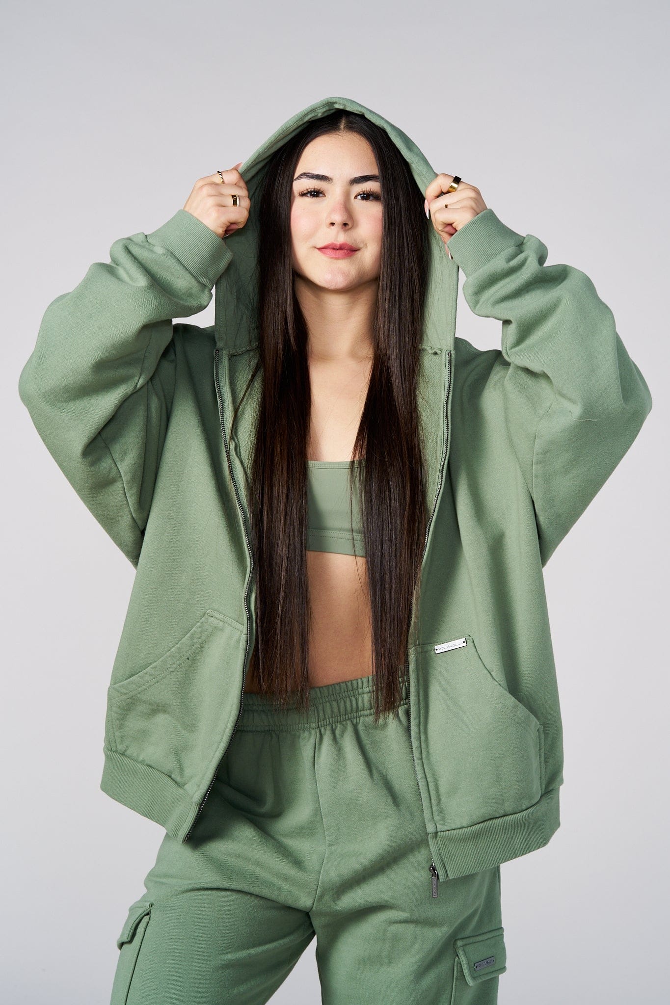 katie❤BE MINE スウェット W5215 - Kove Zip Hoodie