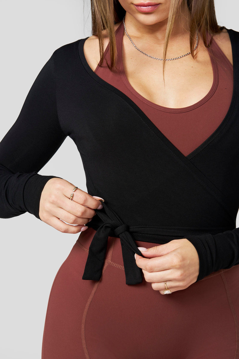 W4338 Wrap Top