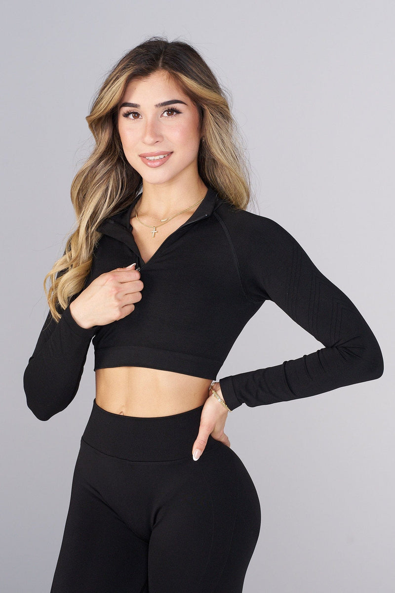 W543 Core Hourglass quarter zip