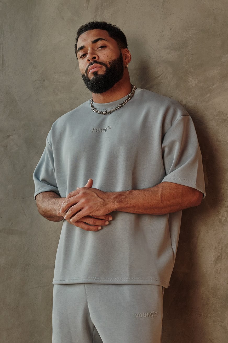 4161 - Soft AF Tees for Men's - everyday comfort. Lightweight, breathable, and incredibly soft in Heather Grey