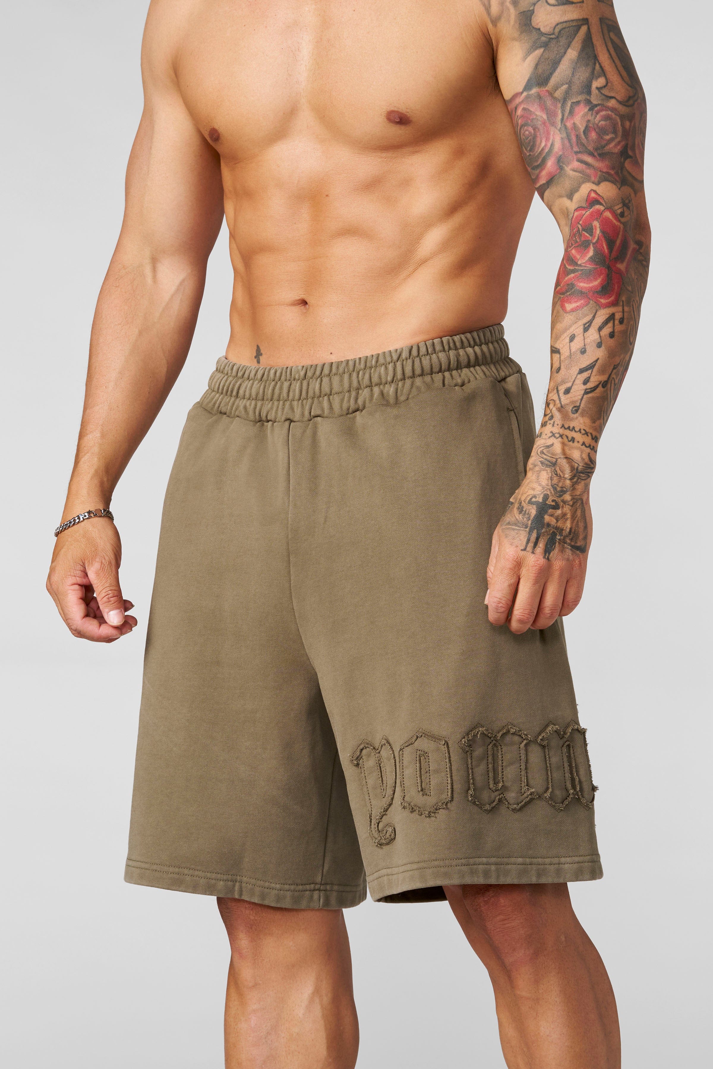 1027 - Patchwork Shorts