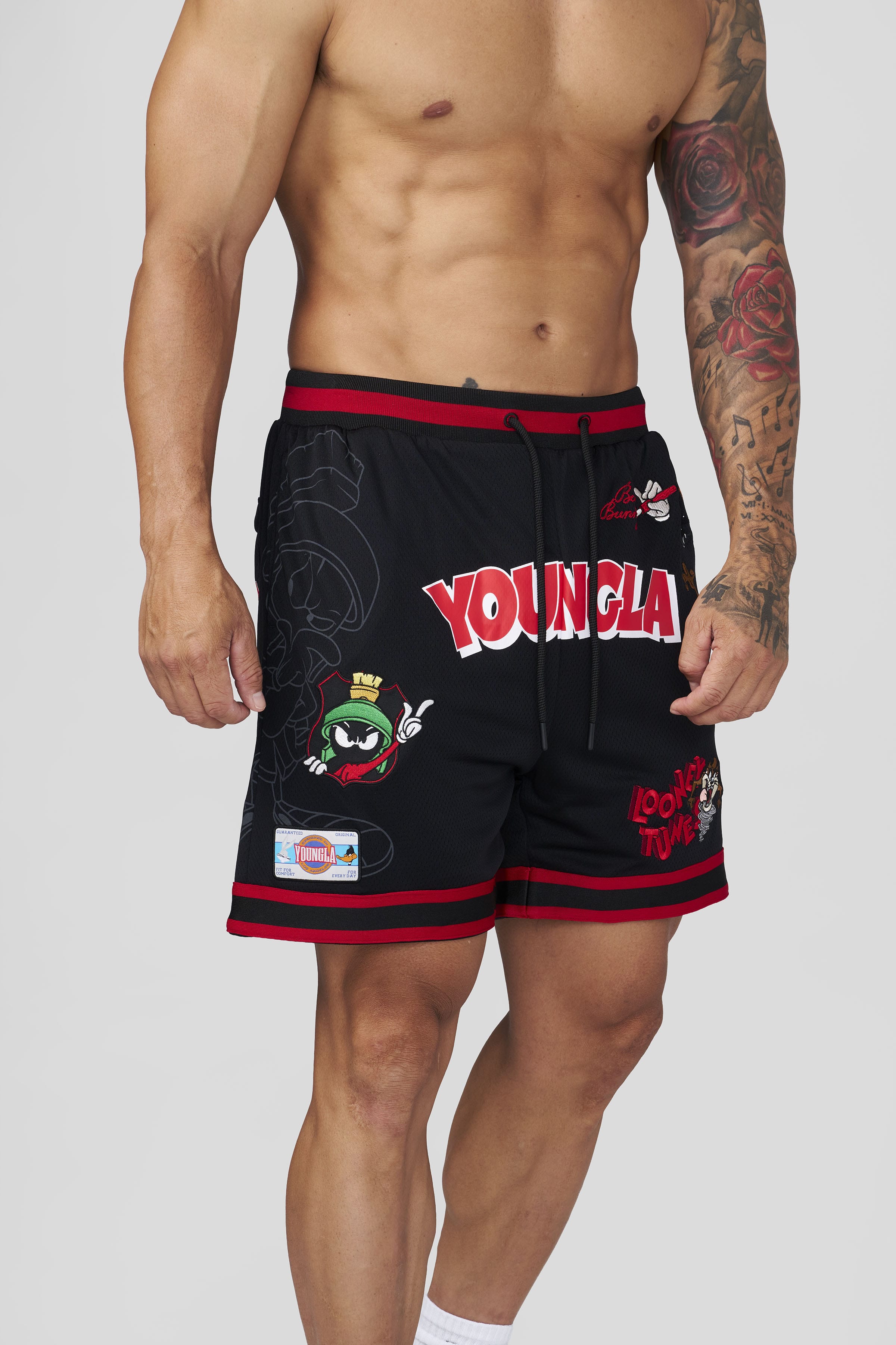 1071 - Looney Tunes Embroidered Patch Shorts - July 7th