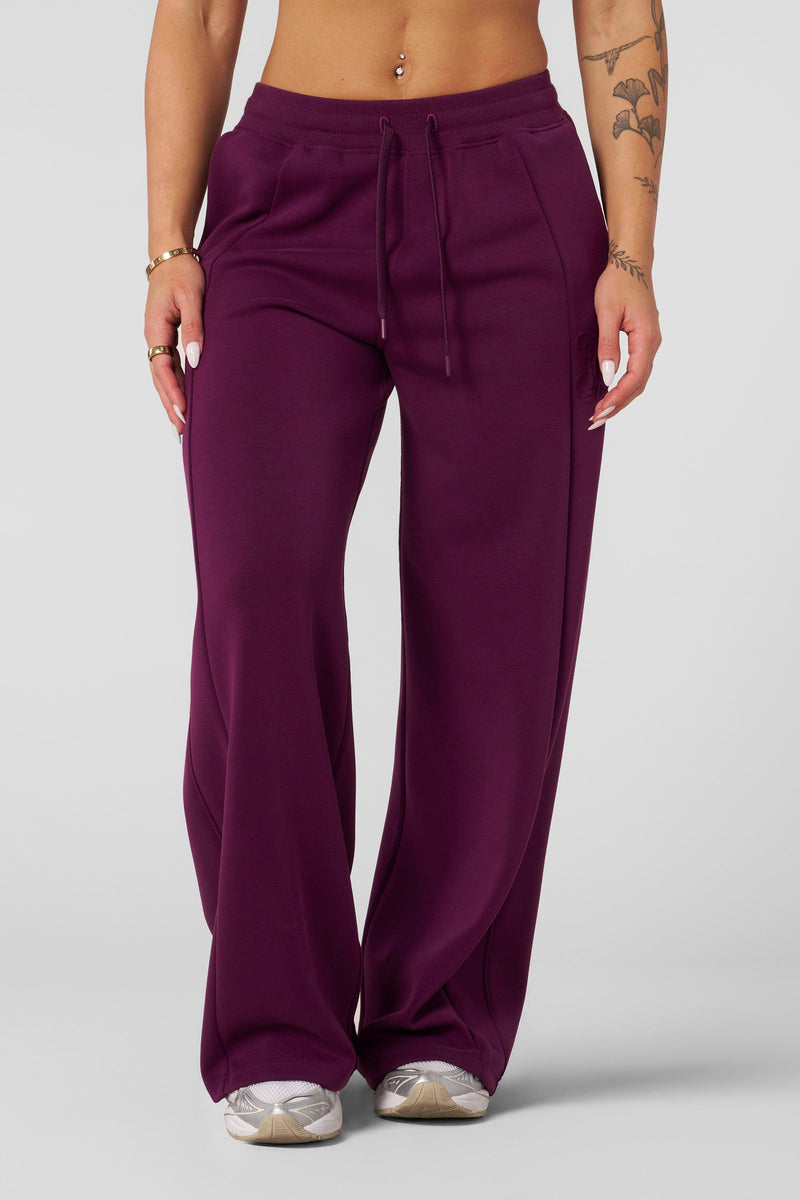 W287 - Cloud Joggers for women Lightweight and breathable for all-season wear in color Purple.