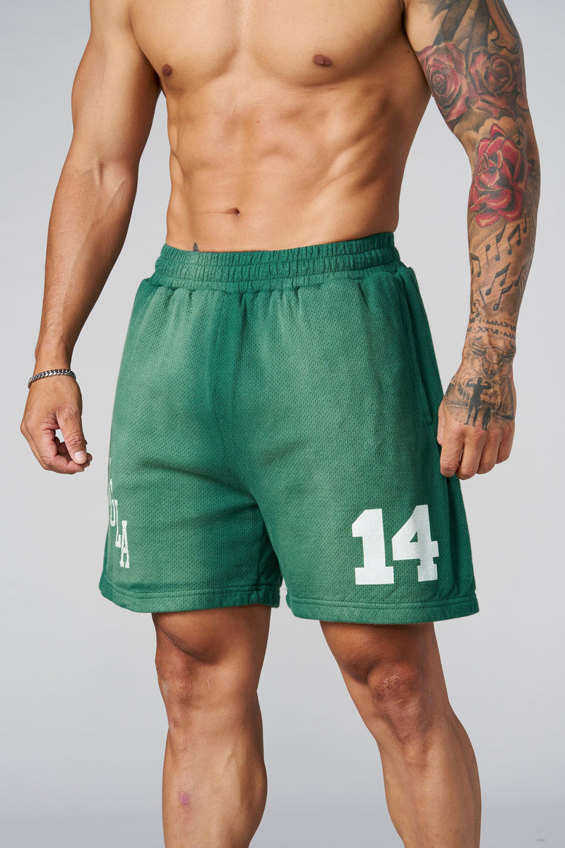 1123 - Golden Era Cotton Mesh Shorts
