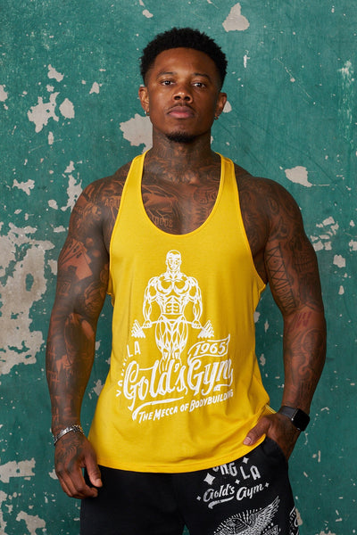 LÝFT × GOLD'S GYM VINTAGE LOGO TANKTOP FEB DELIVERY #1 - GOLD'S GYM SPECIAL COLLECTION – LÝFT