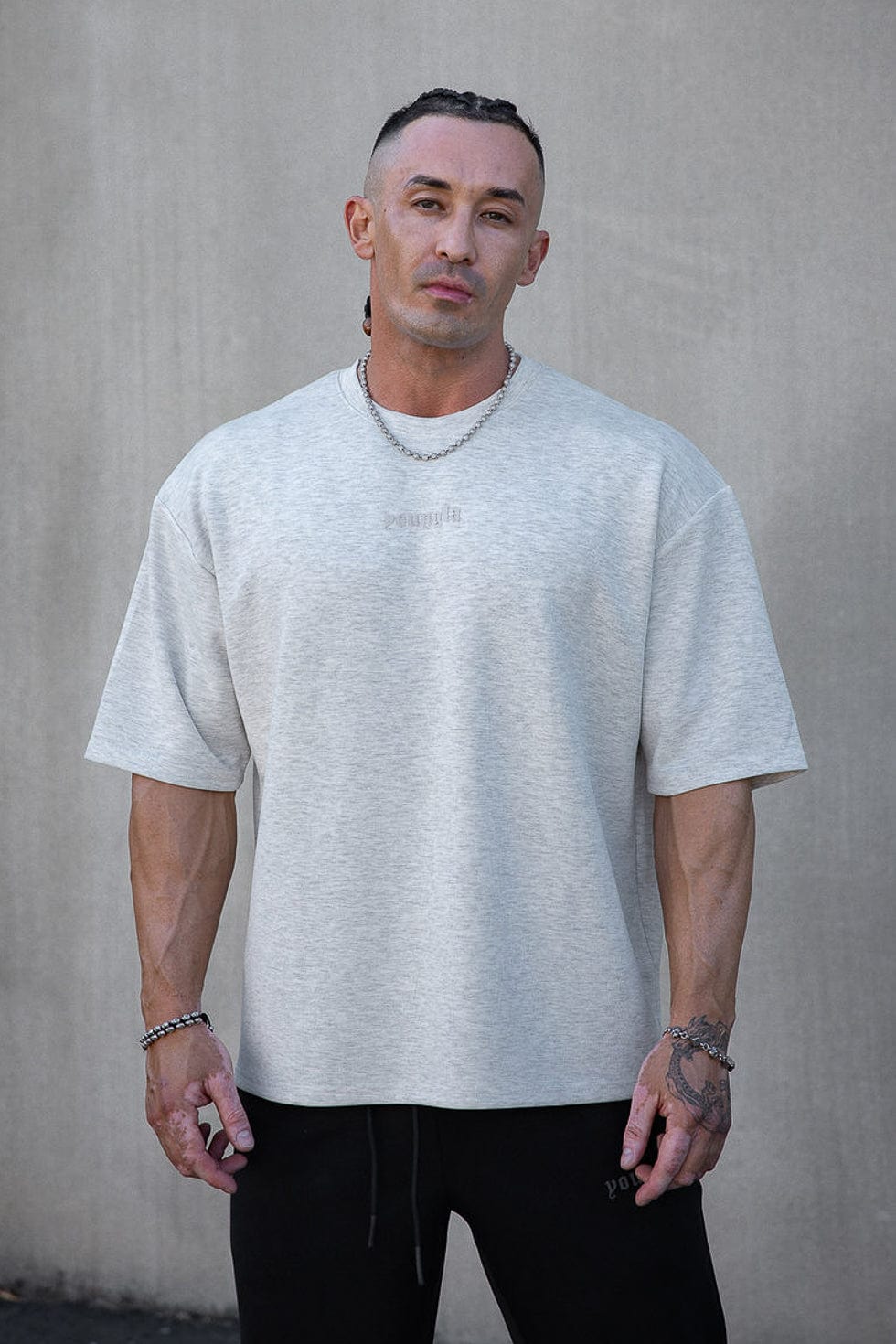 4161 - Soft AF Tees for Men's -  everyday comfort. Lightweight, breathable, and incredibly soft in Heather Grey