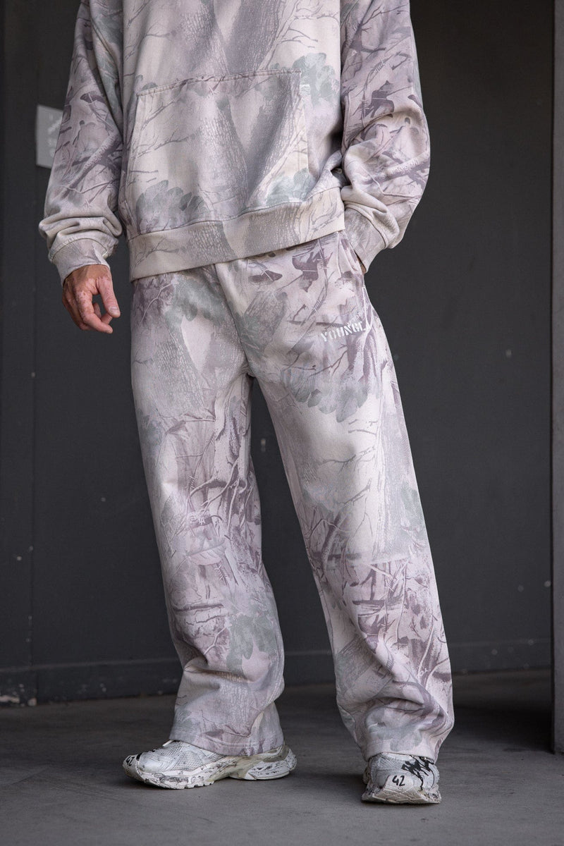 2094 - Tree Camo Collection - No Cuff Sweats For Men's -  lasting quality and a relaxed silhouette in Desert Tan
