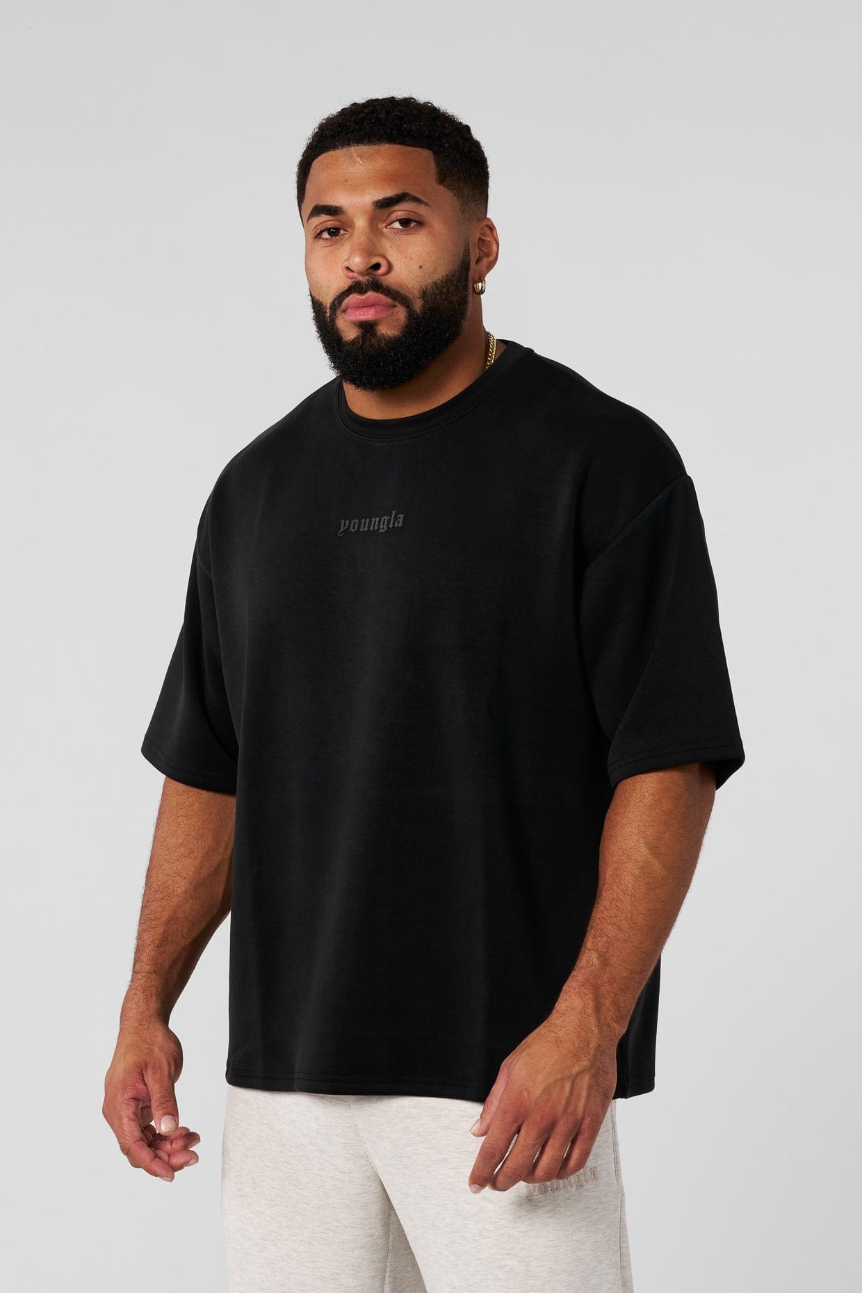 4161 - Soft AF Tees for Men's -  everyday comfort. Lightweight, breathable, and incredibly soft in Black