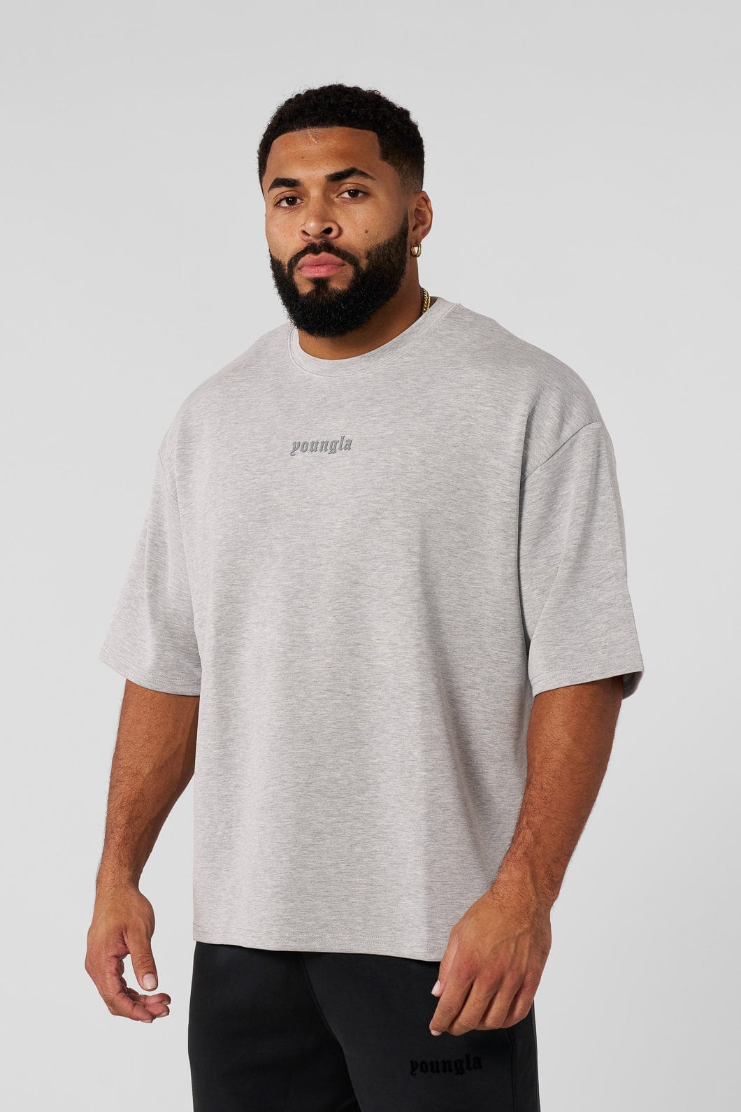 4161 - Soft AF Tees for Men's -  everyday comfort. Lightweight, breathable, and incredibly soft in Heather Grey