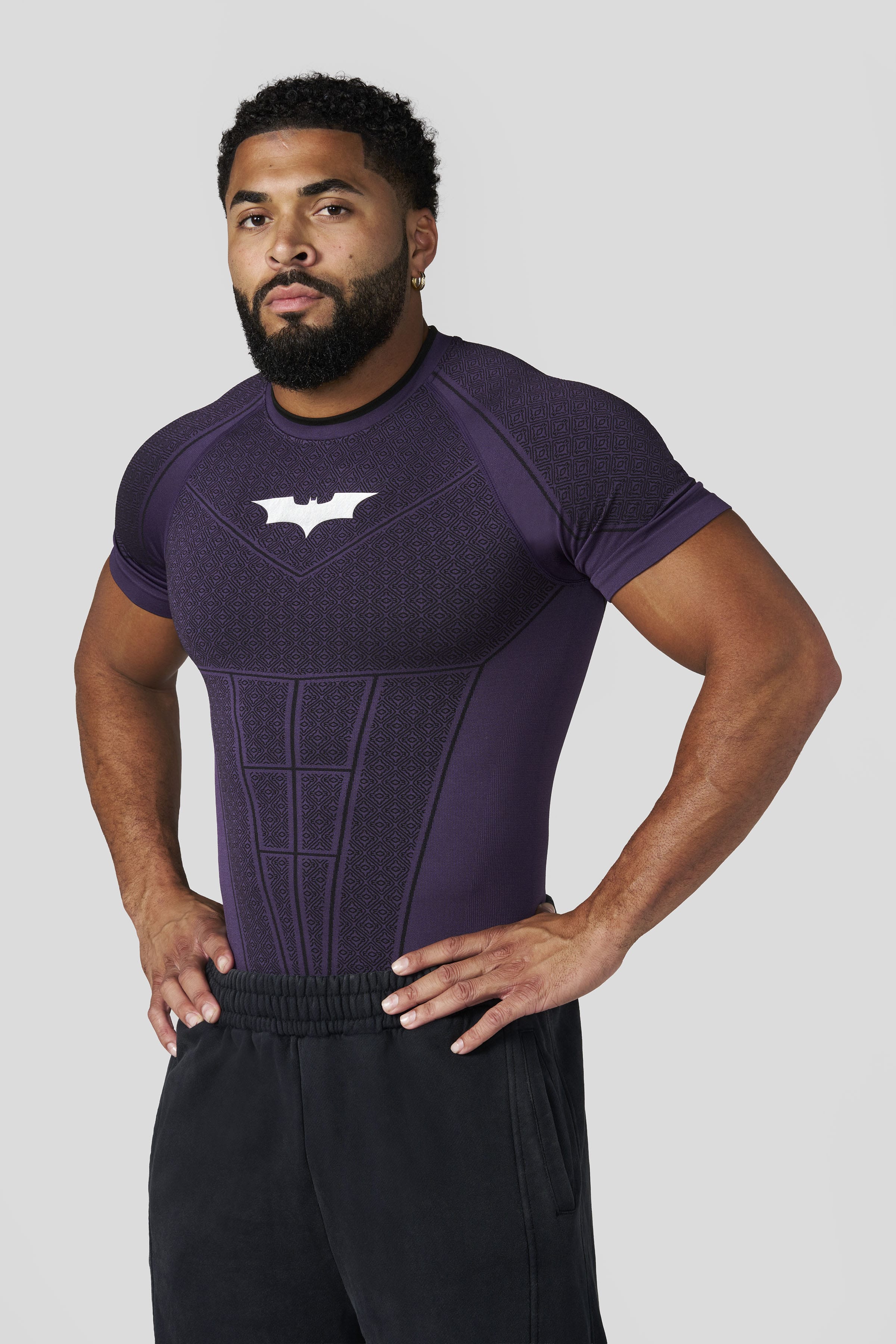 4259 - Batman Compression Tees - Purple Limited Edition - APP ONLY - August 24th
