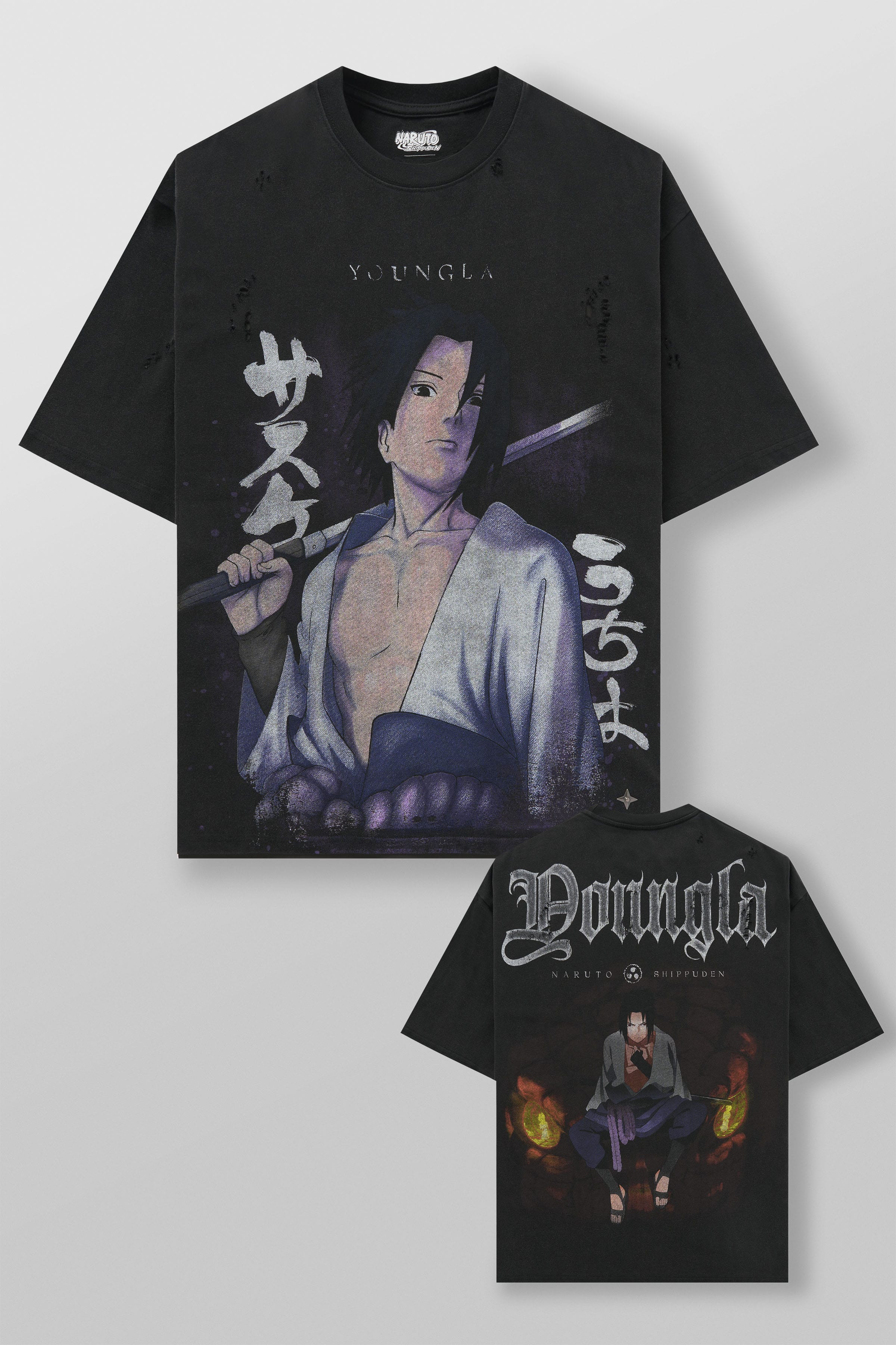 4318 - Naruto Distressed Tees - August 11th