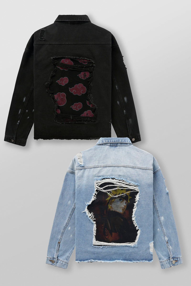 5133 - Naruto Distressed Denim Jackets - August 11th