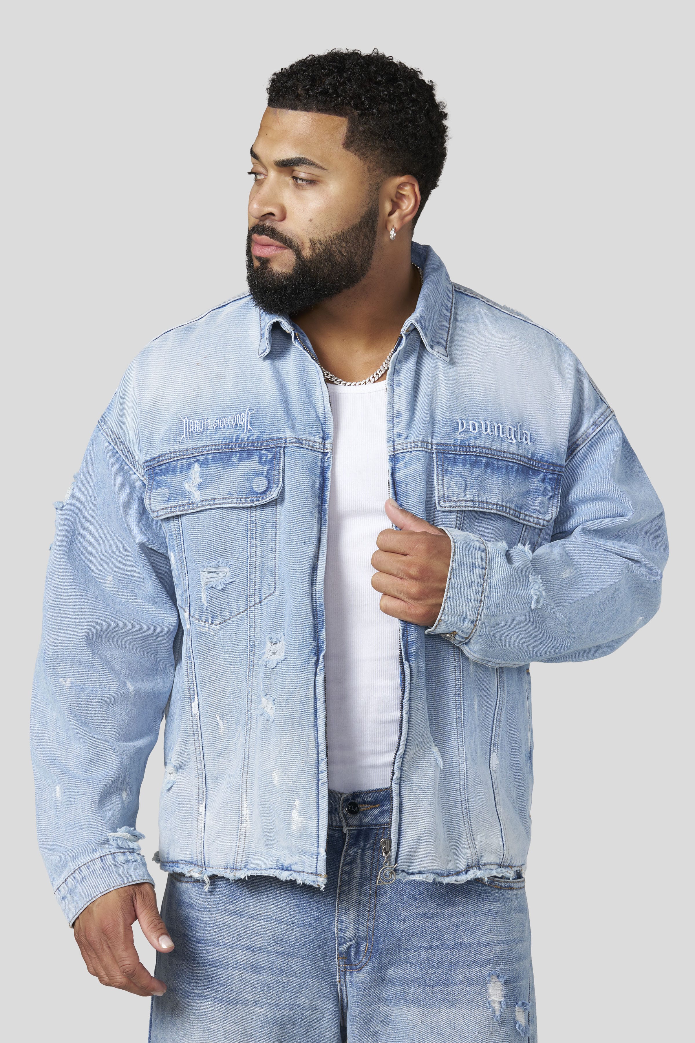 5133 - Naruto Distressed Denim Jackets - August 11th