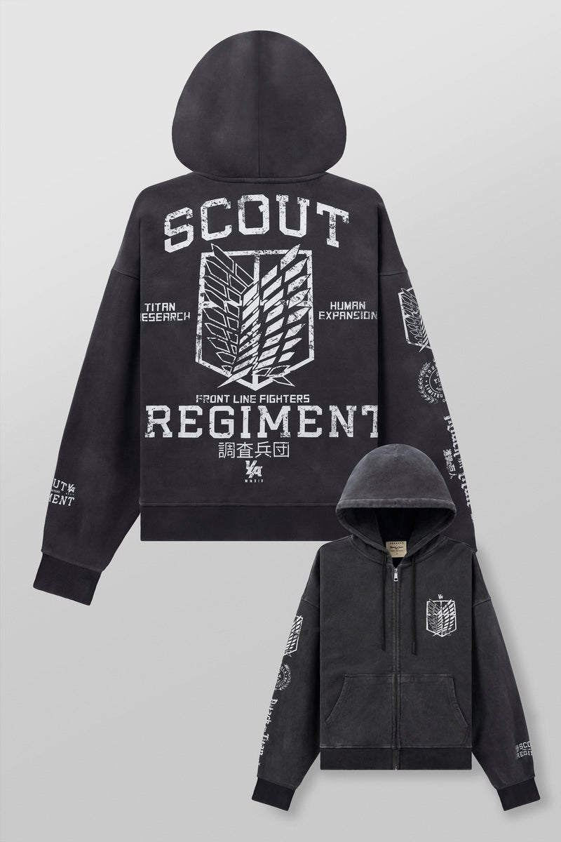 5138 - AOT©  x YLA Zip-Up Hoodies
