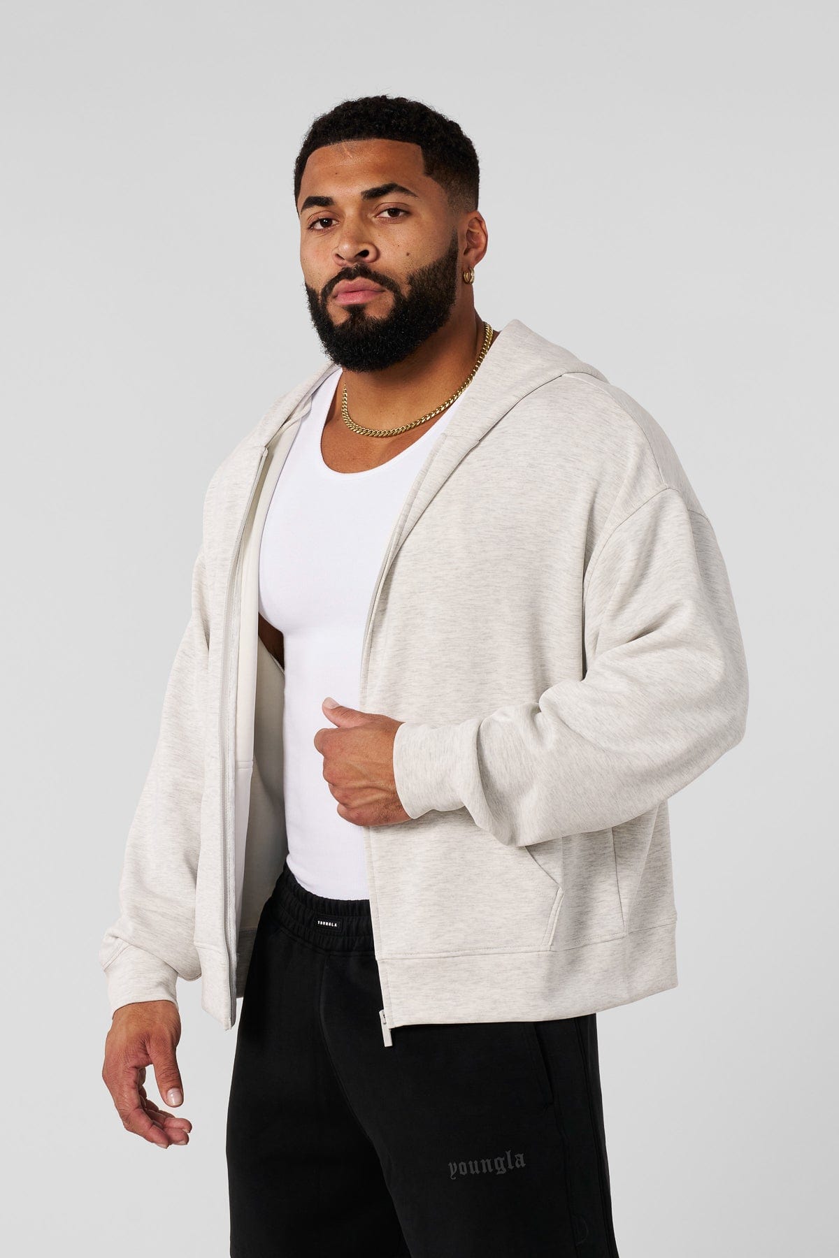 5215 - Soft AF Zip Ups for Men's  - Lightweight, breathable, and incredibly soft, Perfect for layering or wearing in Oatmeal