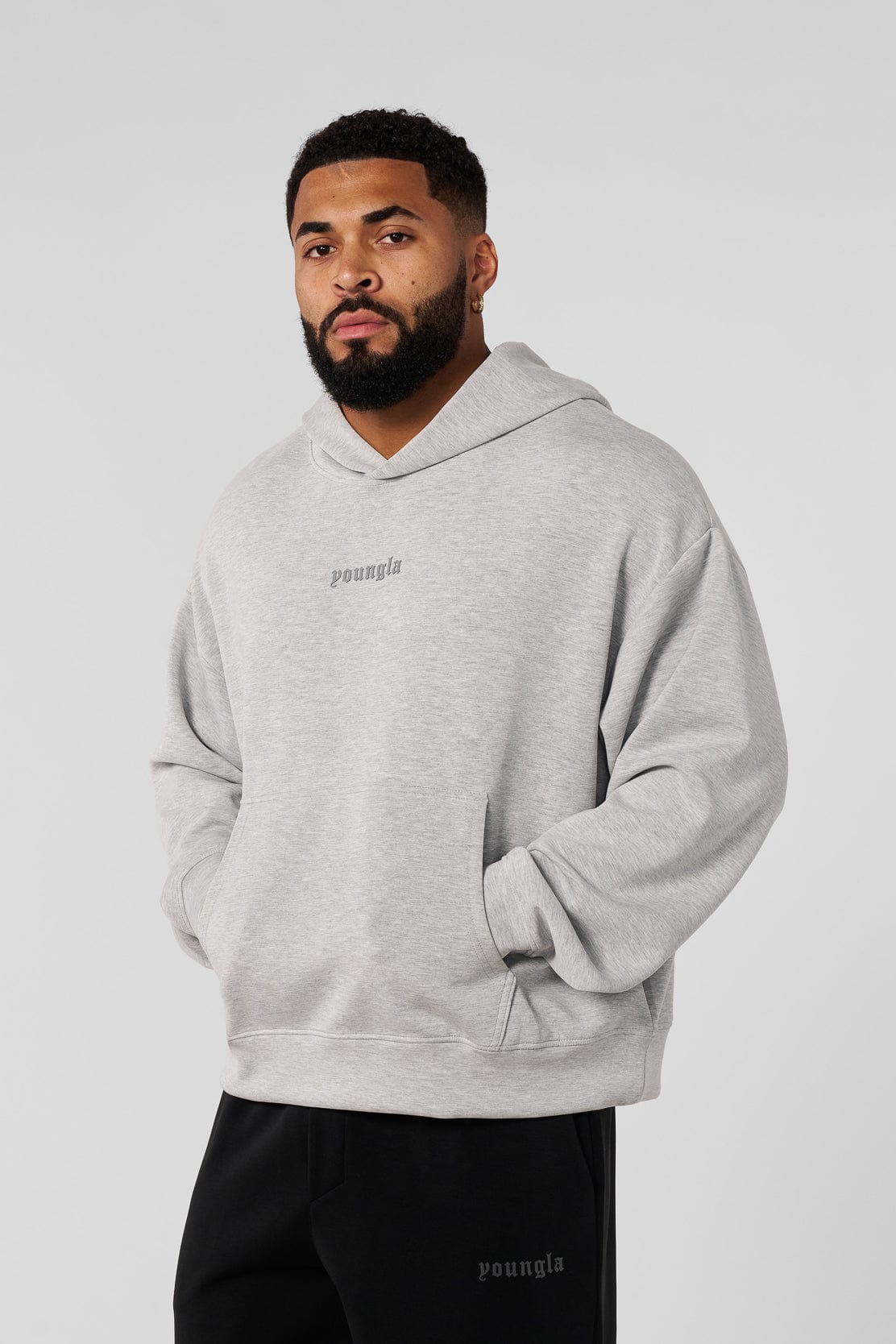 5216 - Soft AF Pullovers for Men's - ultimate comfort and effortless style together. Plush, lightweight, and flexible in Heather Grey