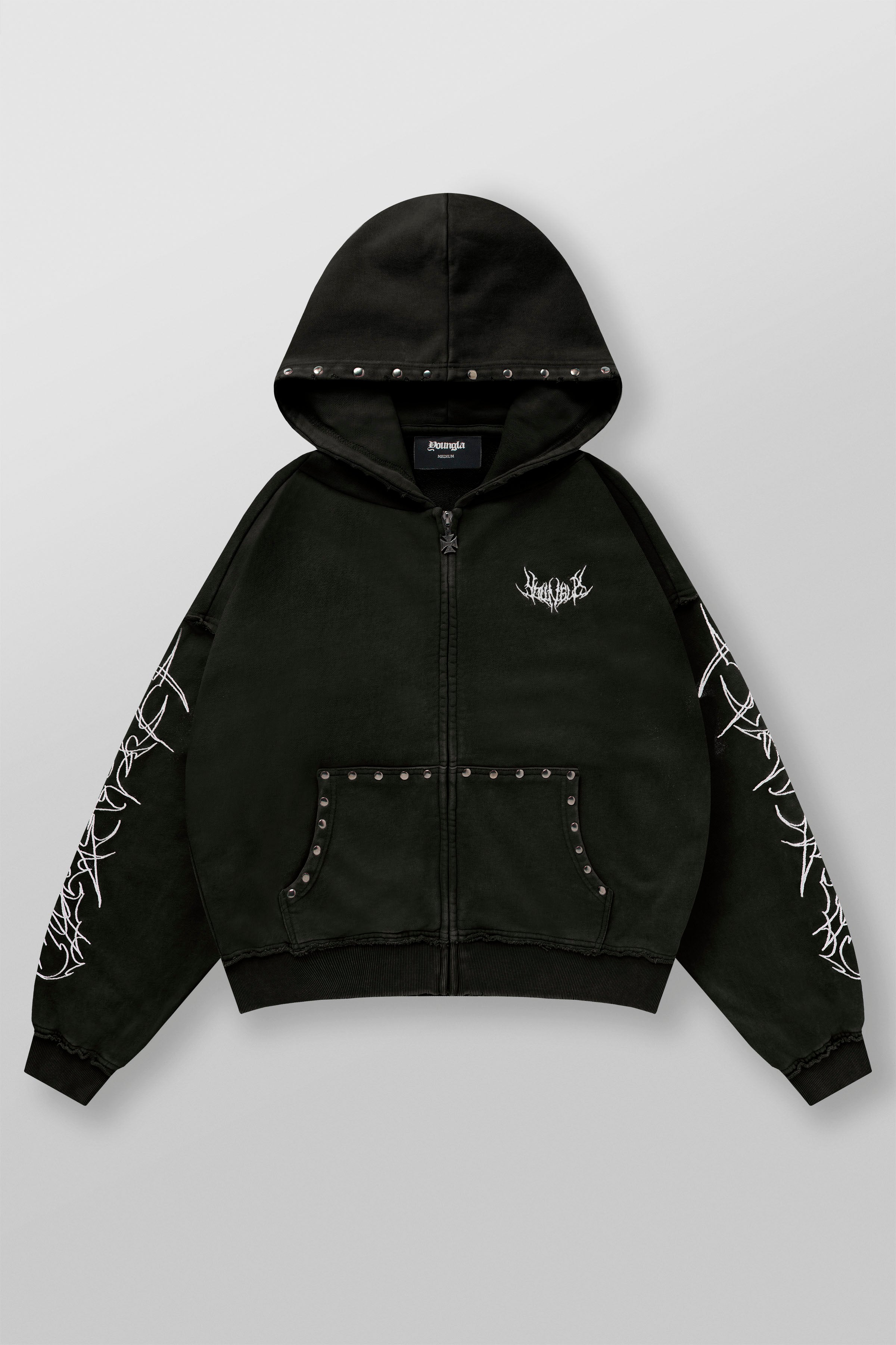 5232 - Tribal Stud Zip-Ups