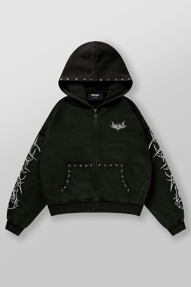 5232 - Tribal Stud Zip-Ups