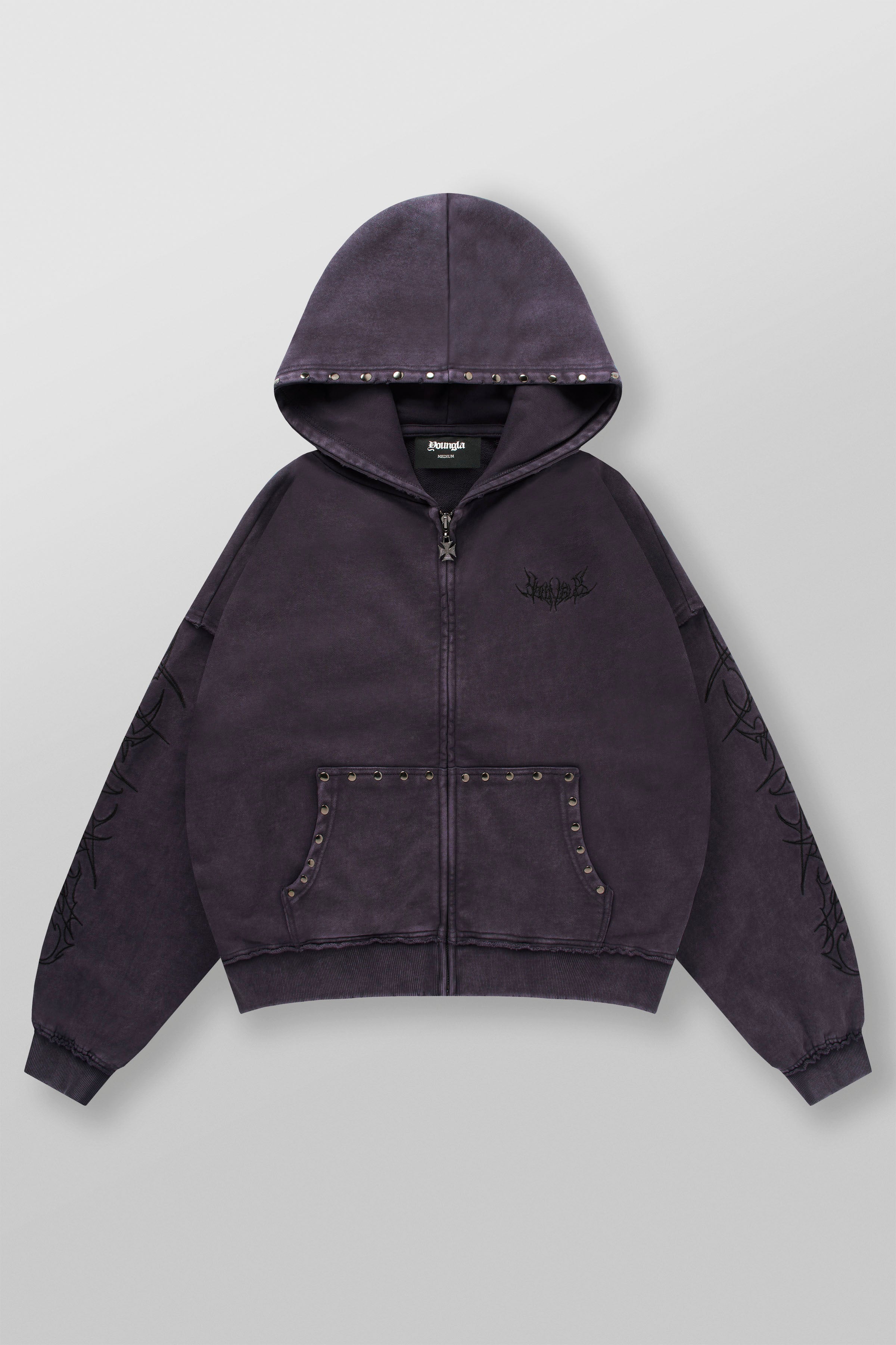 5232 - Tribal Stud Zip-Ups