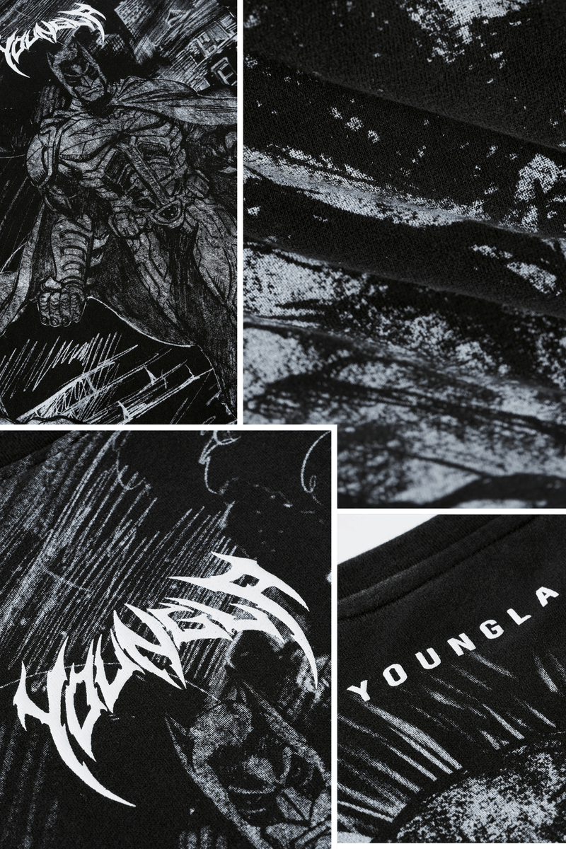 8002 - Batman Comic Longsleeves