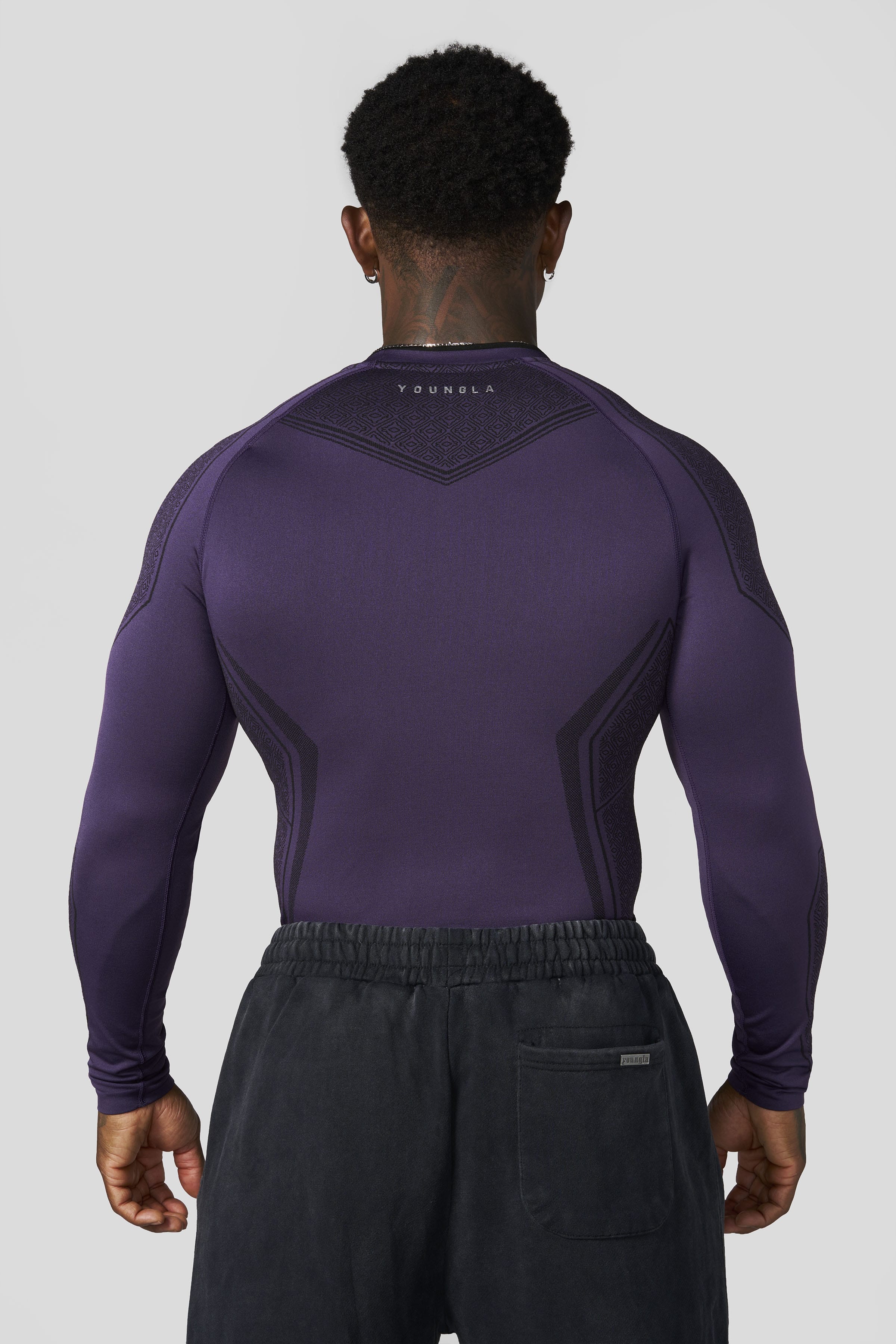 8004 - Batman Compression Longsleeves - Purple Limited Edition - APP ONLY - August 24th