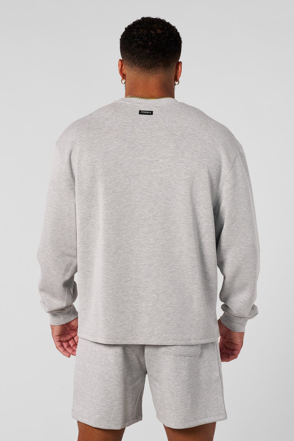 8078 - Soft AF Longsleeves for mens cozy and comfortable with style, comfort, and effortless wearability in colour Oatmeal