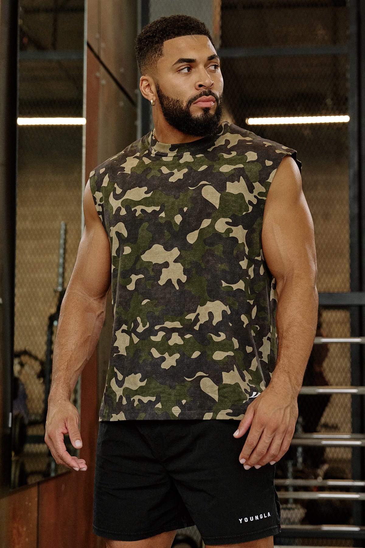 3065 - RunTech Camo Tanks for Men's - performance and everyday comfort,  perfect for layering or wearing in OG Green Camo