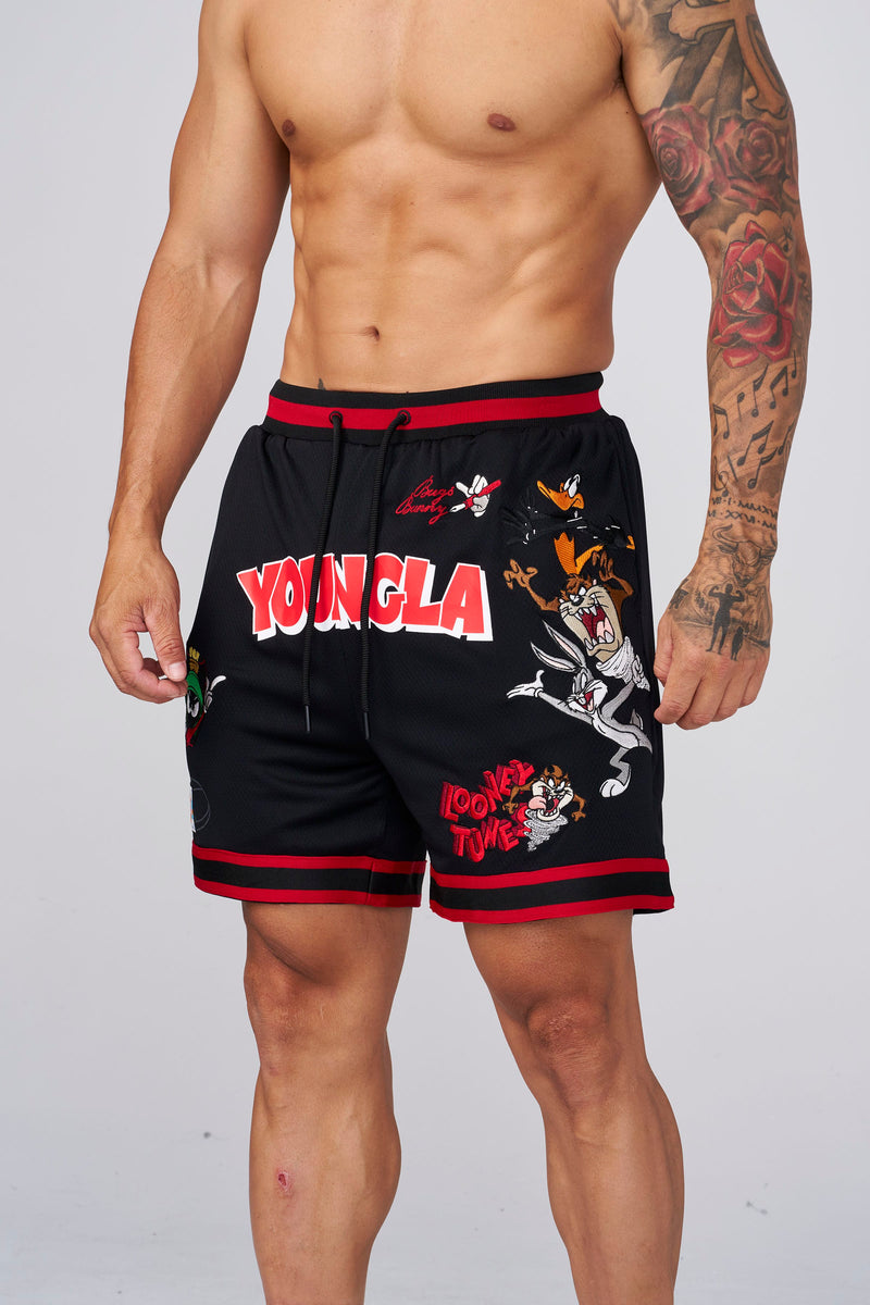1071 - Looney Tunes Embroidered Patch Shorts - July 7th